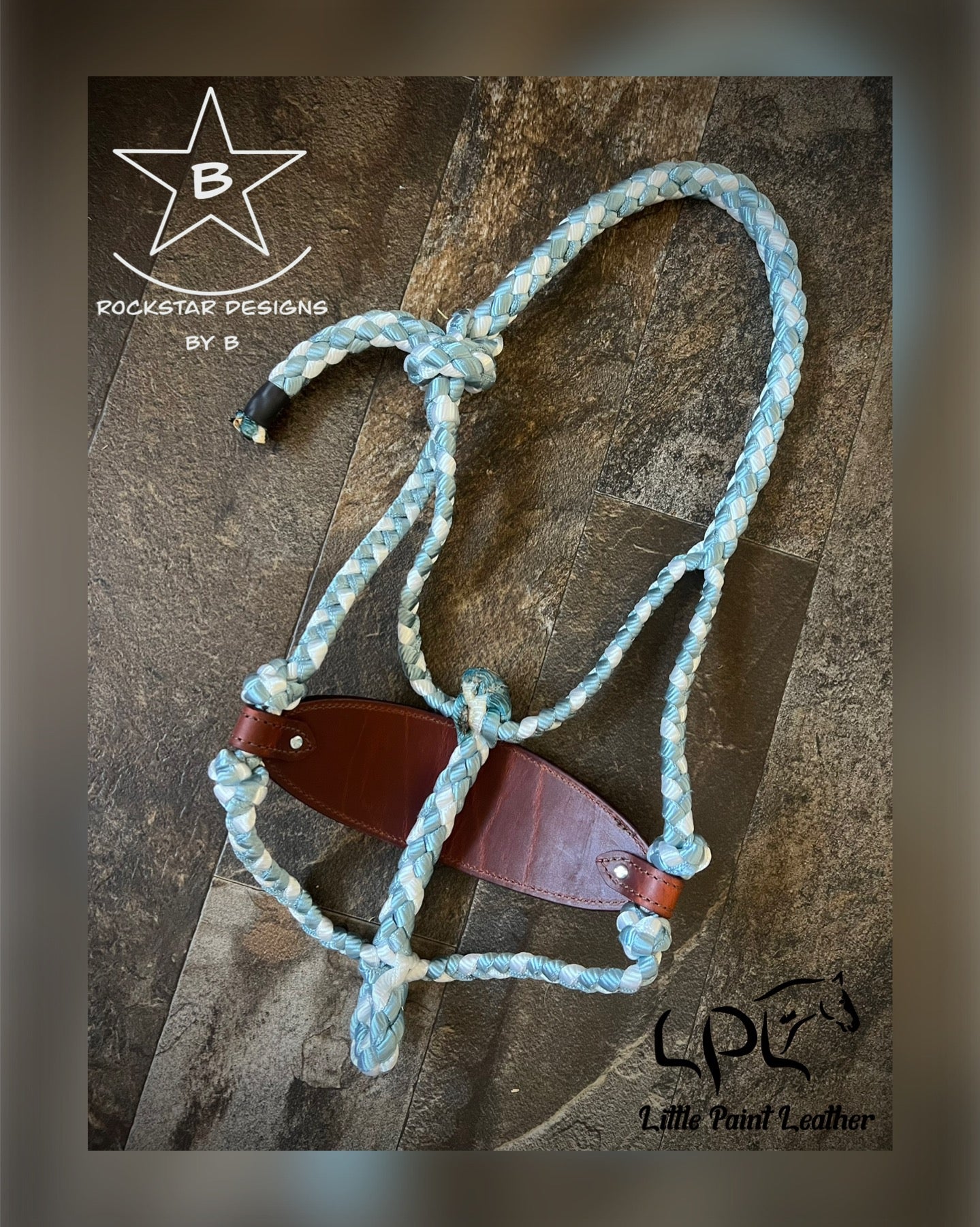 *Made to Order* - ‘Nose-less’ Muletape Halter w/Removable 10’ Lead - 2 Color - Average Horse