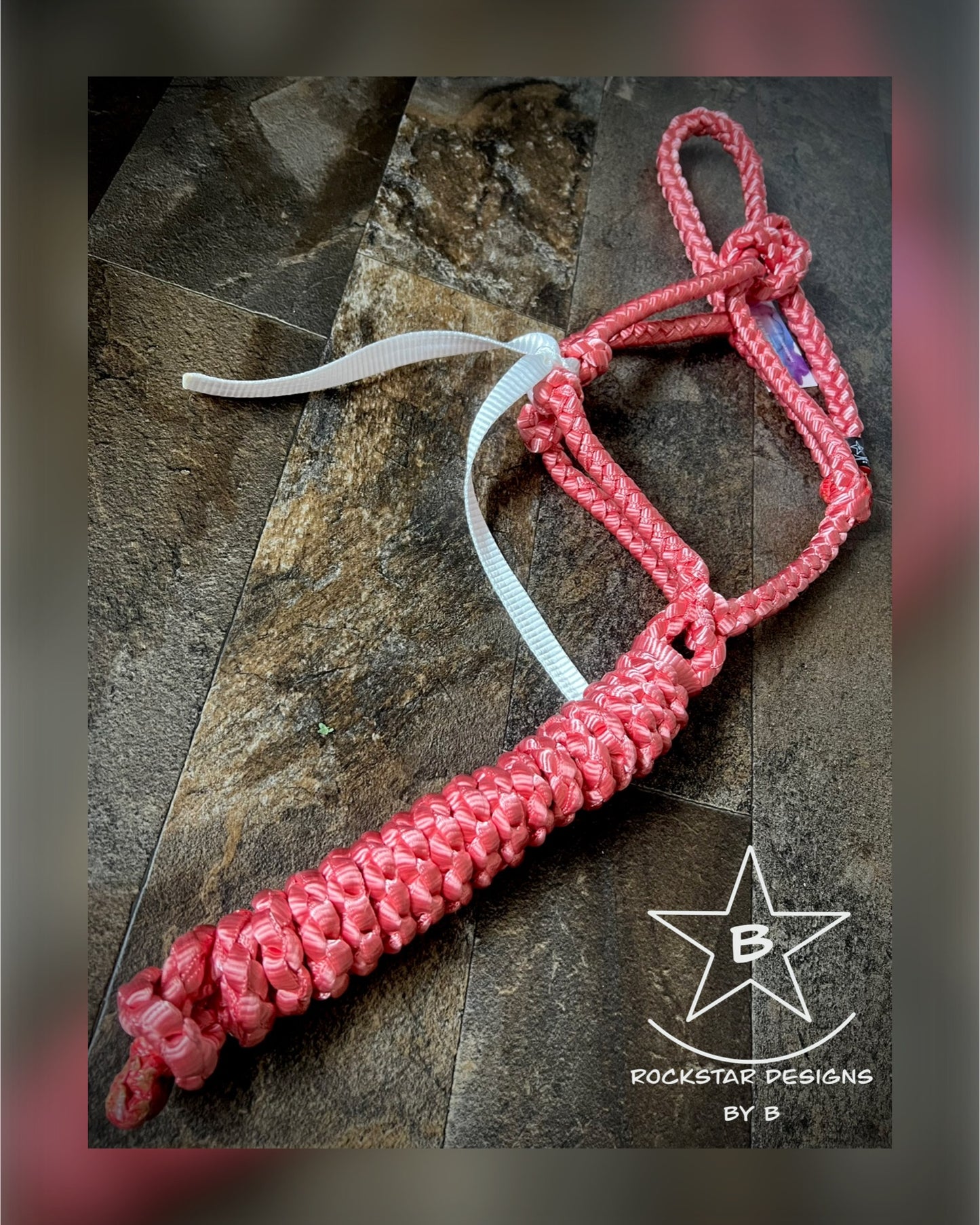 *Made to Order* - ‘Nose-less’ Muletape Halter w/Removable 10’ Lead - 1 Color - Average Horse