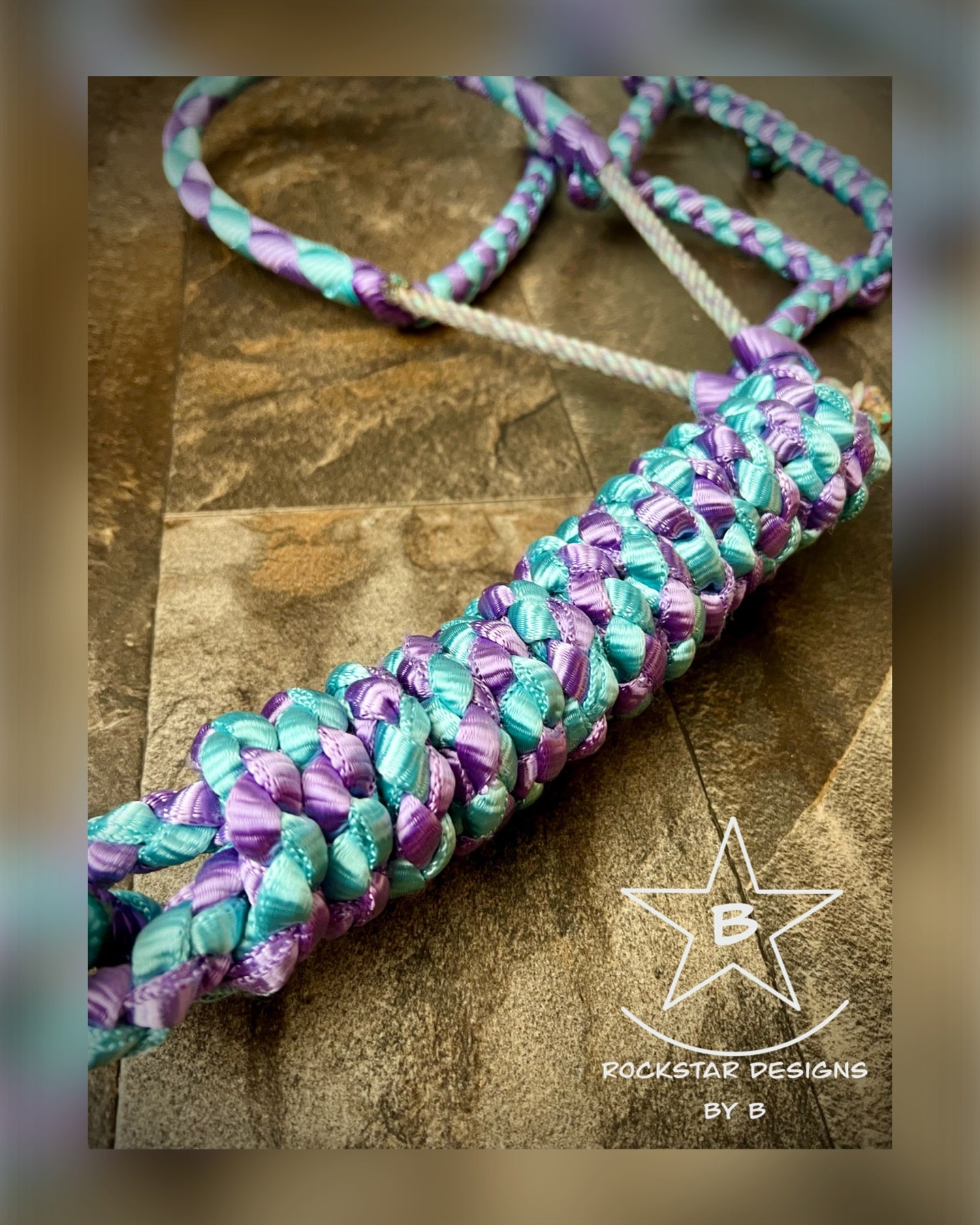 *Made to Order* - ‘Nose-less’ Muletape Halter w/Removable 10’ Lead - 2 Color - Average Horse