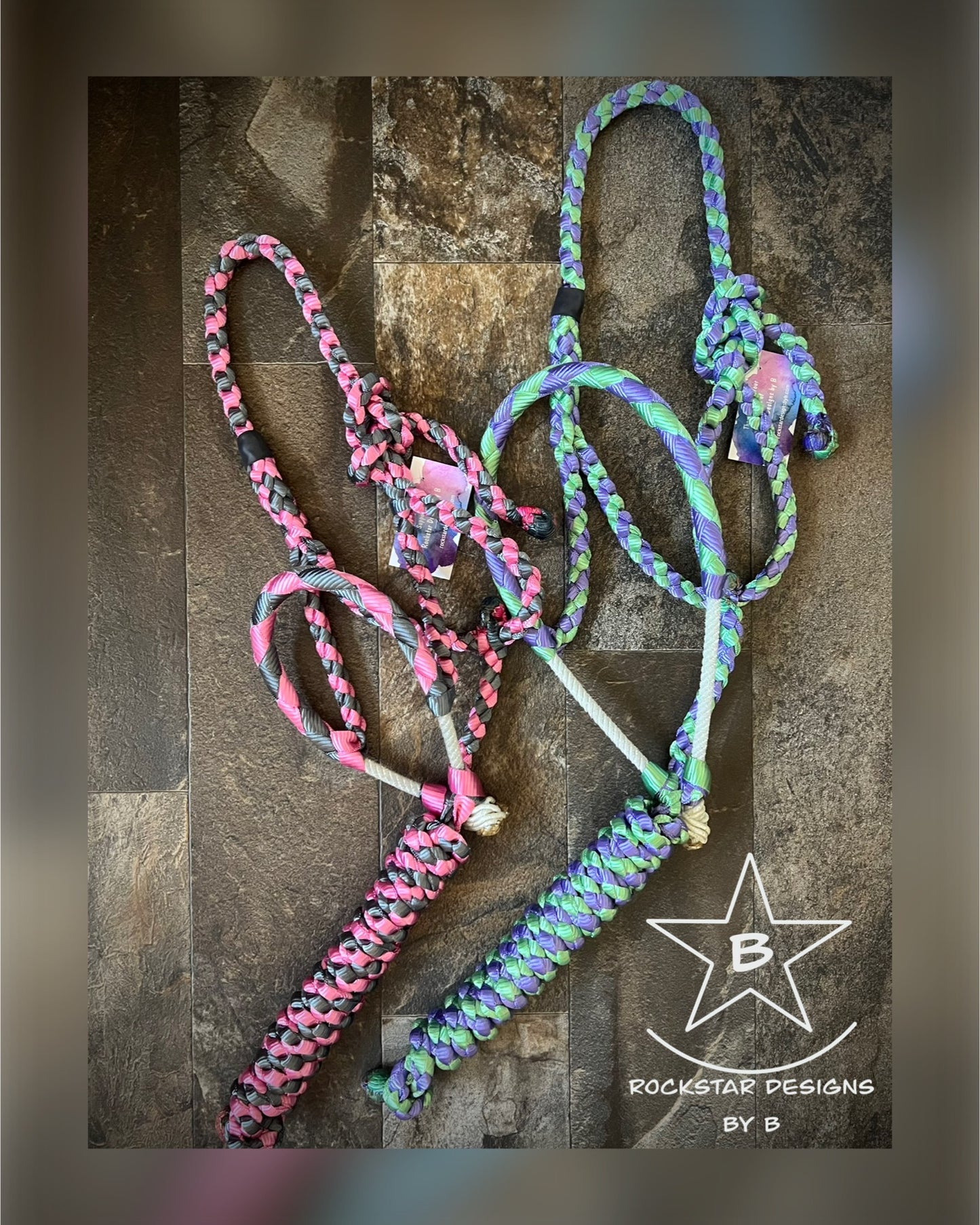 *Made to Order* - PONY Muletape Lariat Halter w/9’ Lead - 2 Color