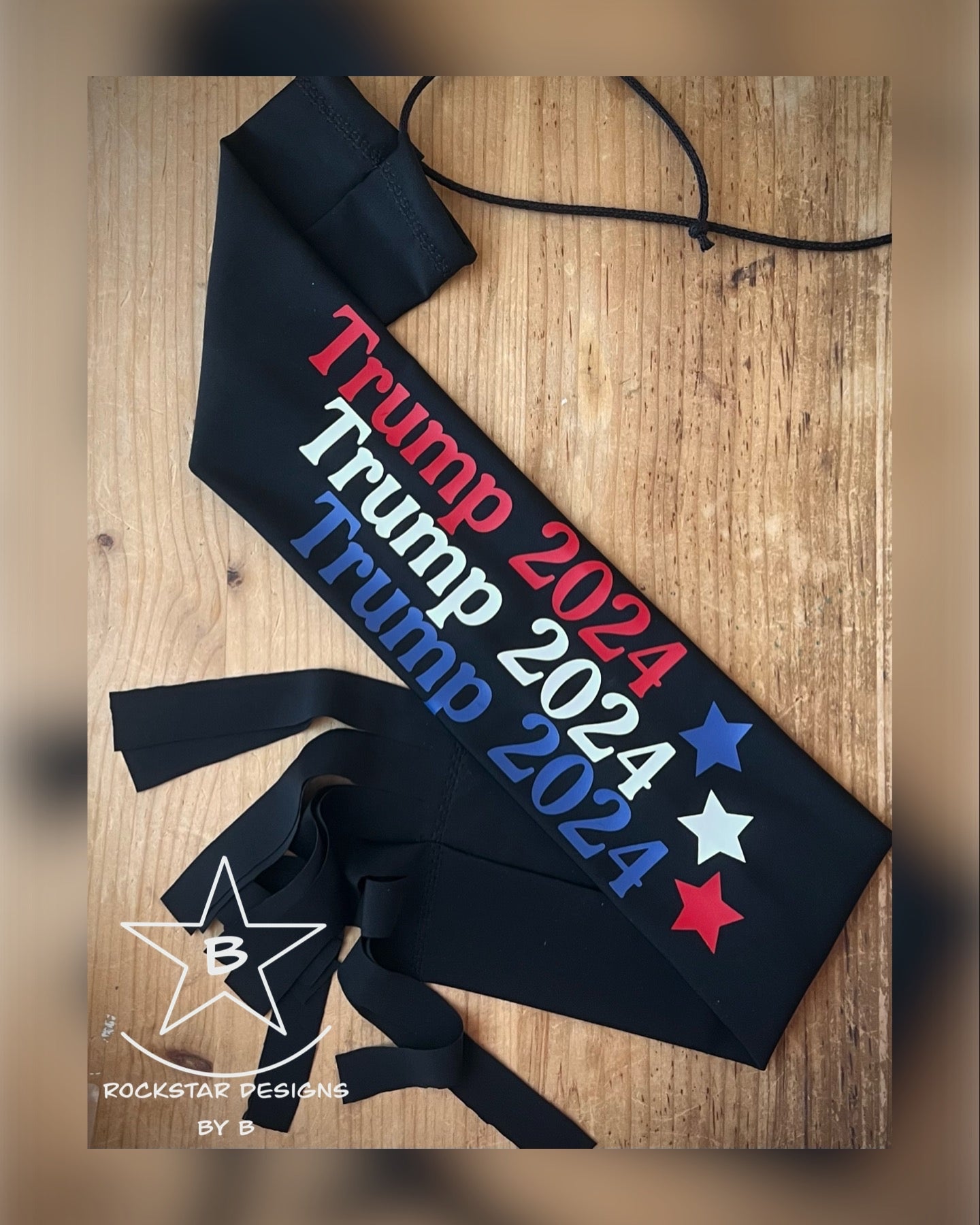 *Personalized* Single Tube Tail Bag - Spandex w/Tie string