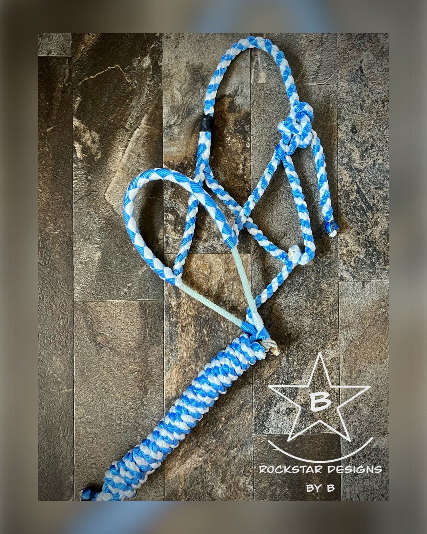 *Made to Order* - Lariat Muletape Halter w/9’ Lead - 2 Color - Average Horse
