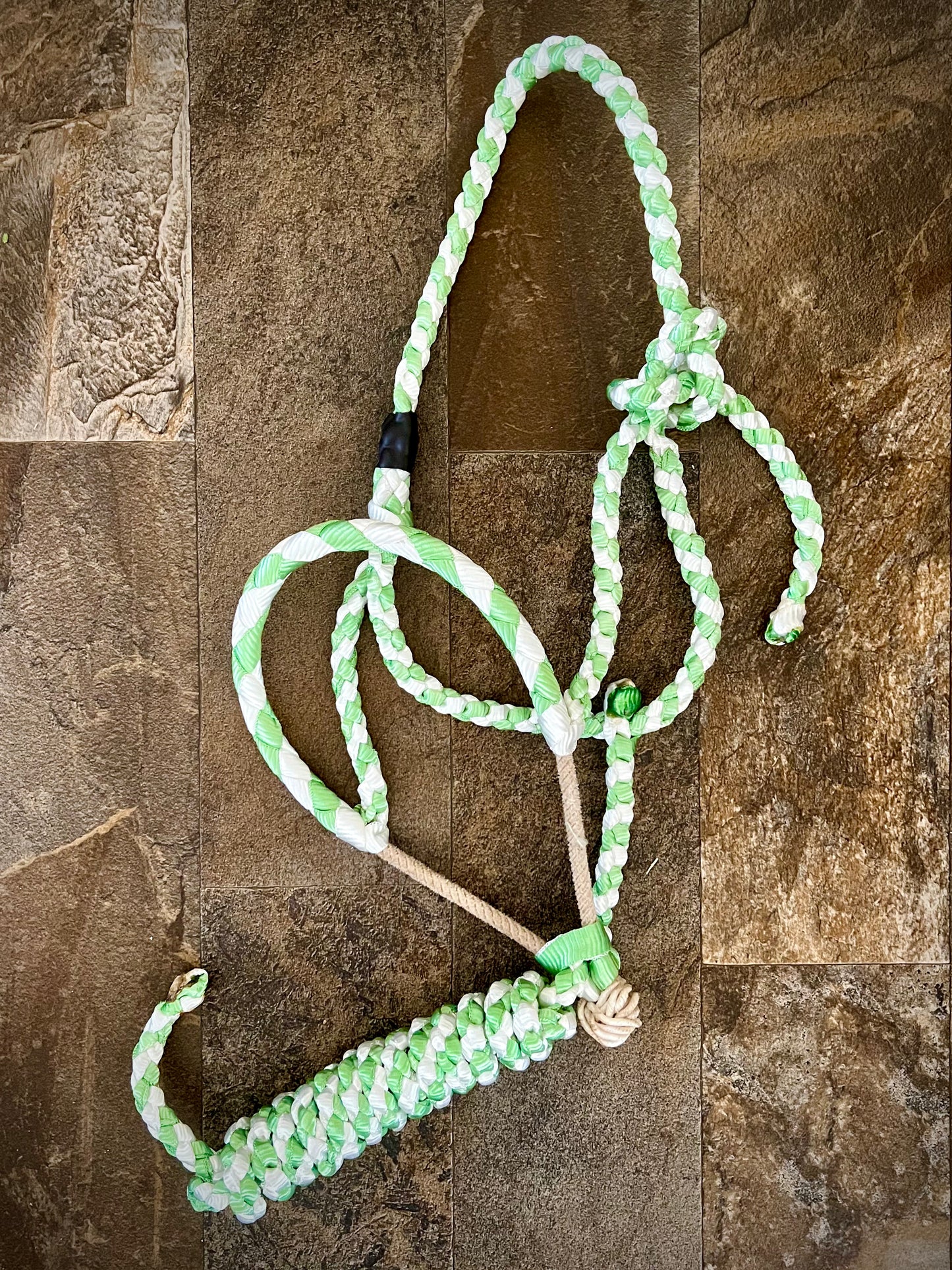 *Made to Order* - PONY Muletape Lariat Halter w/Removable 9’ Lead - 1 Color