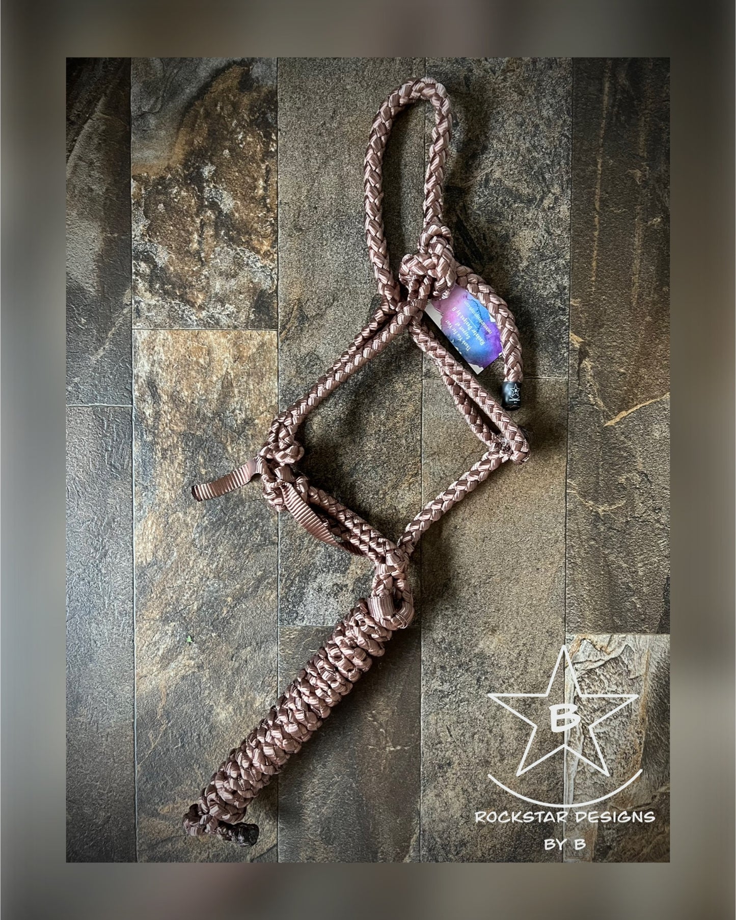 *Made to Order* - ‘Nose-less’ Muletape Halter w/Removable 10’ Lead - 1 Color - Average Horse