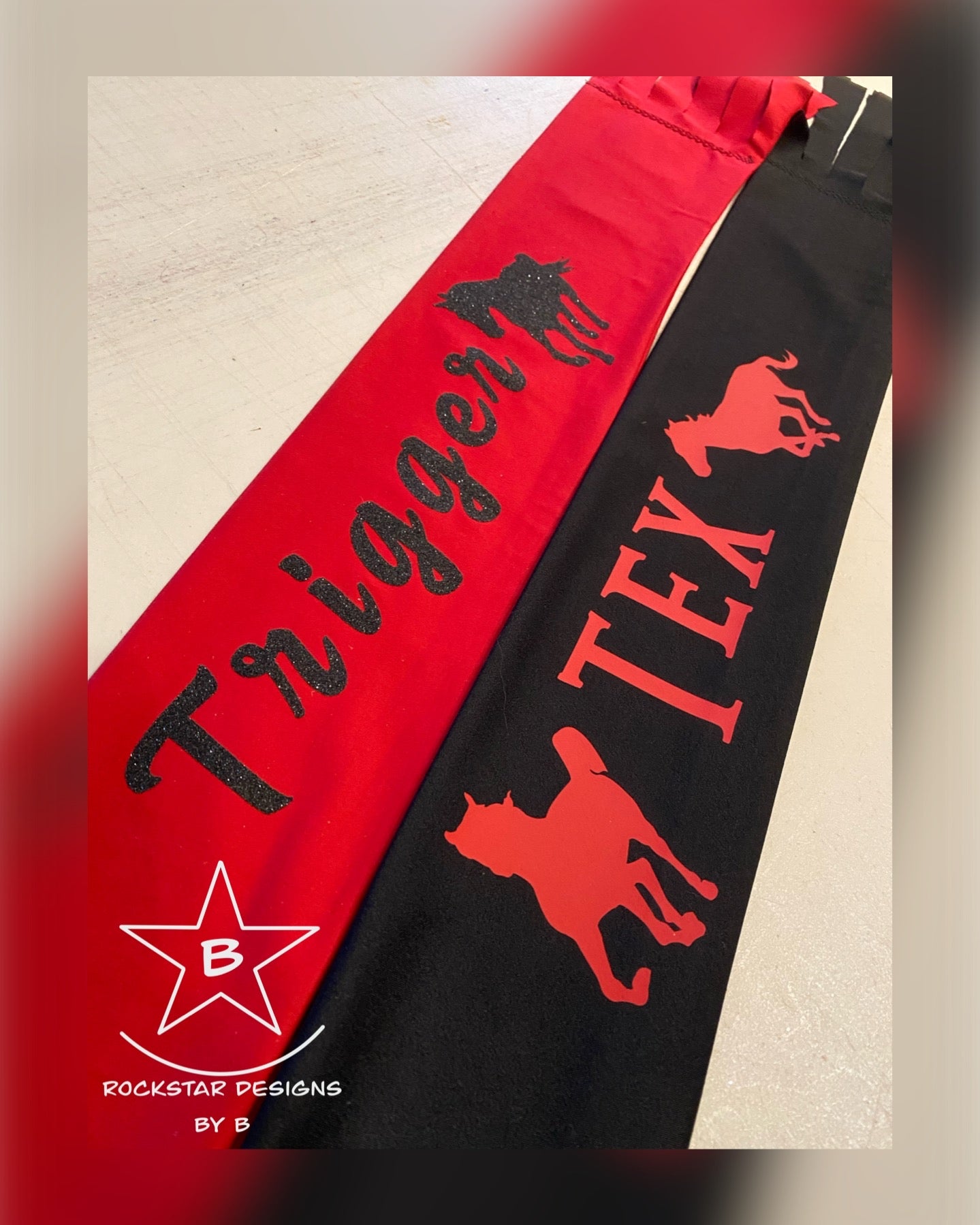 *Personalized* Single Tube Tail Bag - Spandex w/Tie string