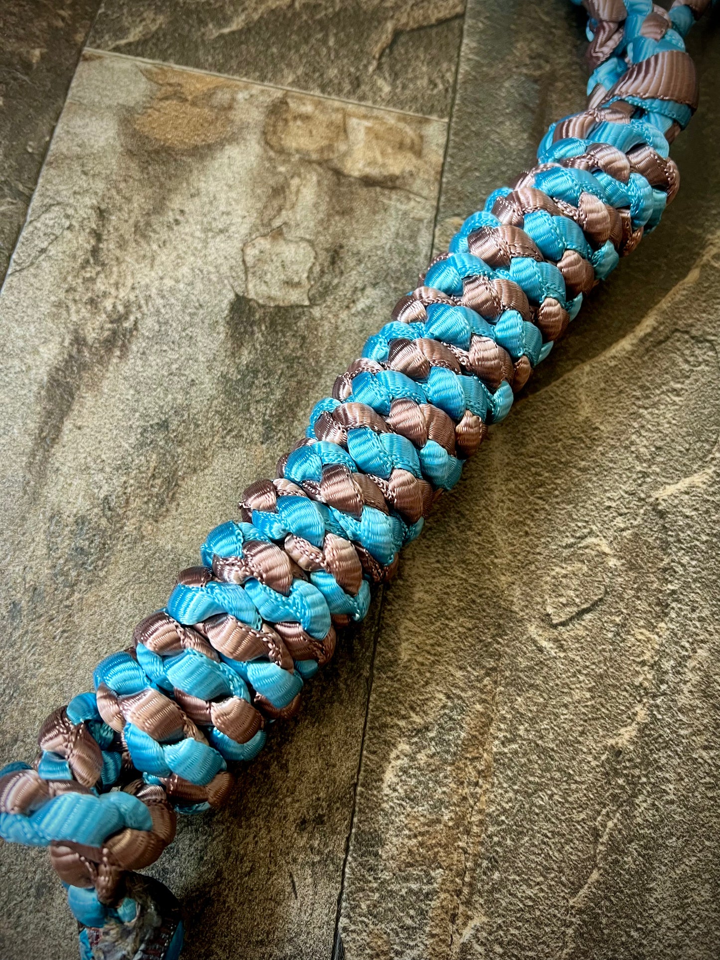 *Made to Order* - ‘Nose-less’ Muletape Halter w/Removable 10’ Lead - 2 Color - Average Horse