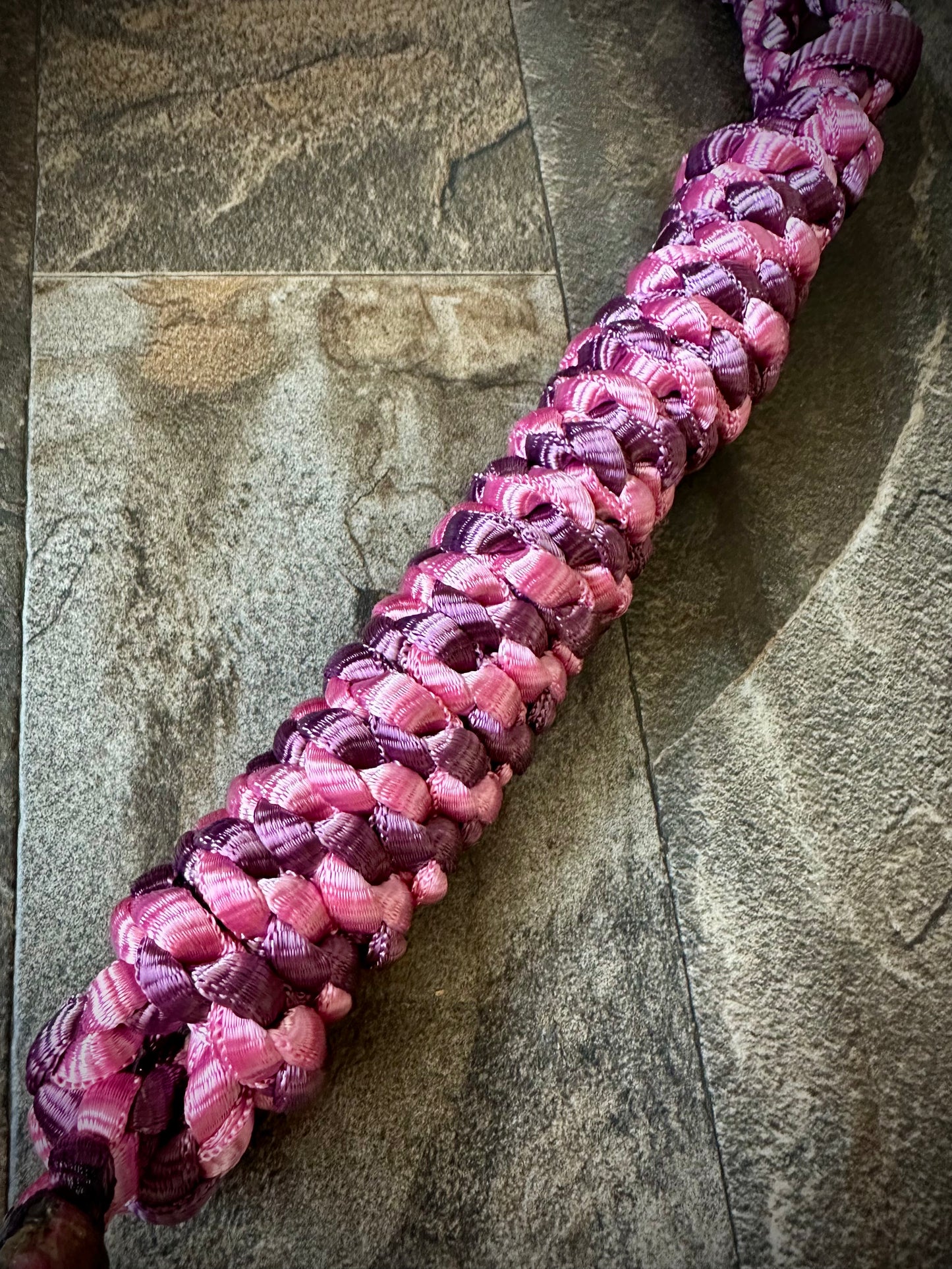 Muletape Halter w/Removable 10’ Lead - Pink & Wine - RTS