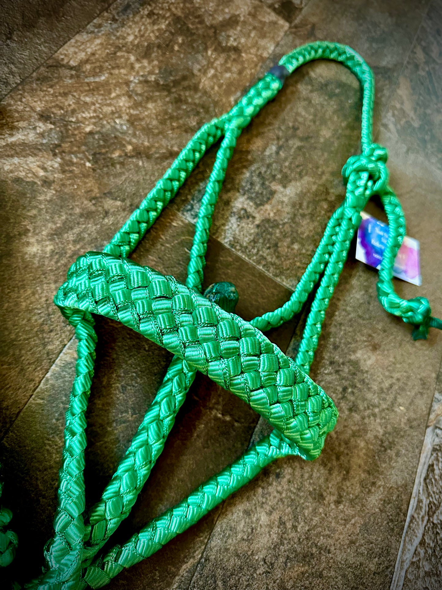 Muletape Halter w/Removable 10’ Lead - Rich Green - RTS