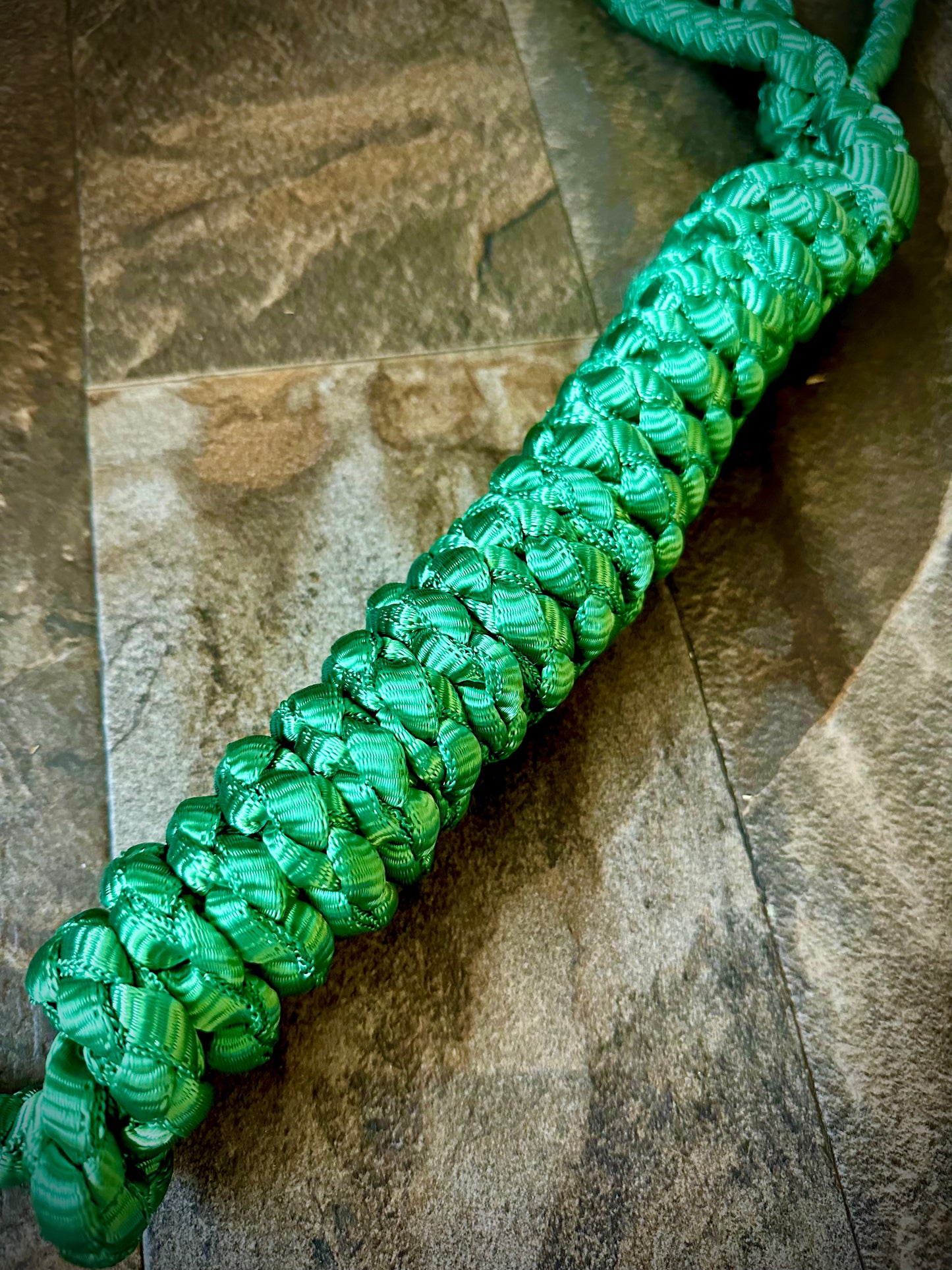 Muletape Halter w/Removable 10’ Lead - Rich Green - RTS