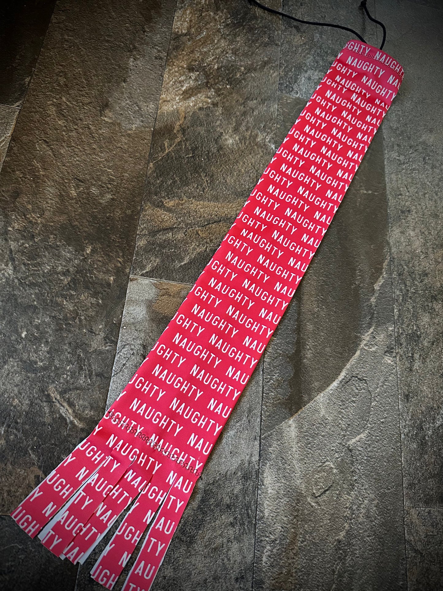 Single Tube Tail Bag - Red Naughty - RTS