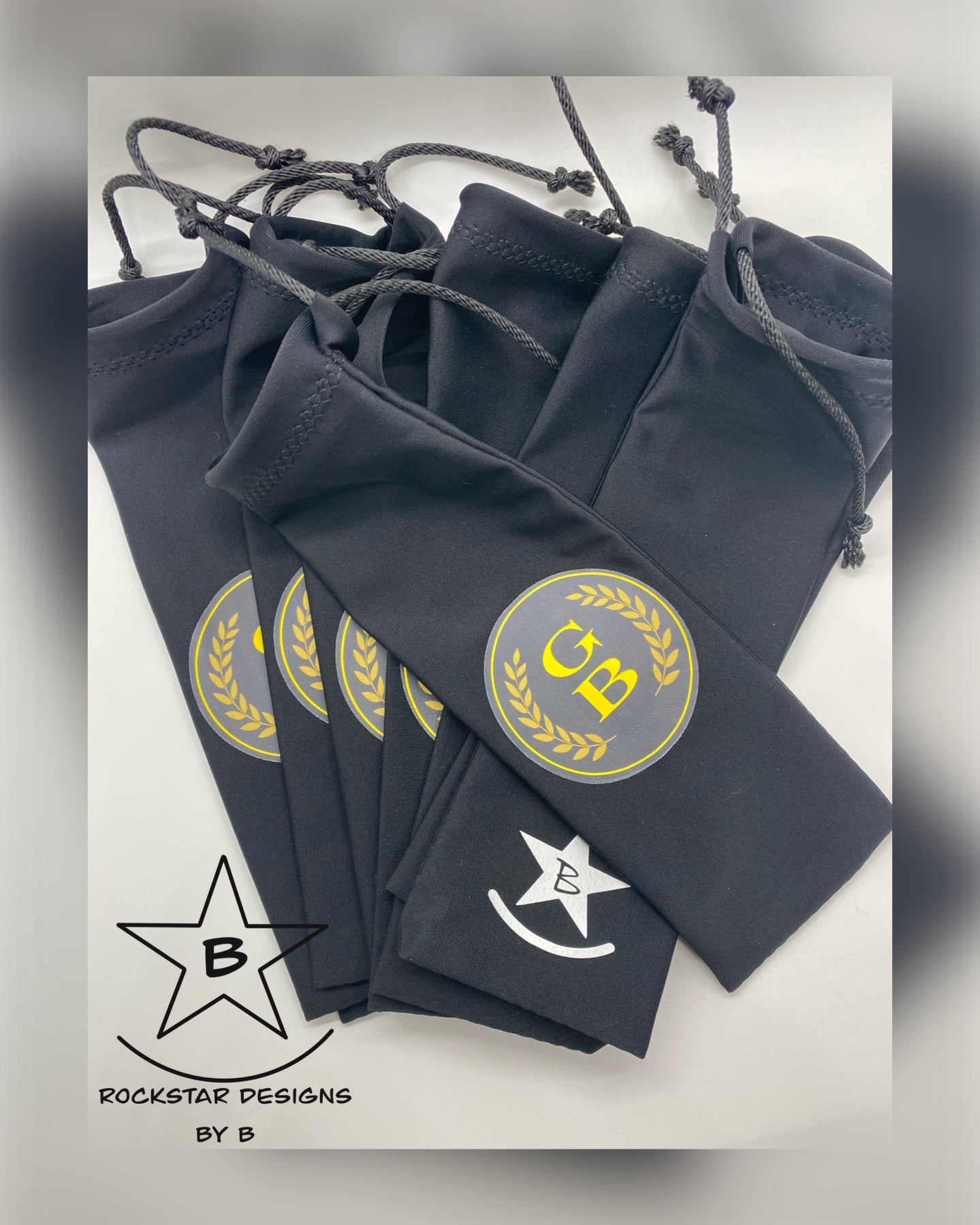 *Personalized* Single Tube Tail Bag - Spandex w/Tie string