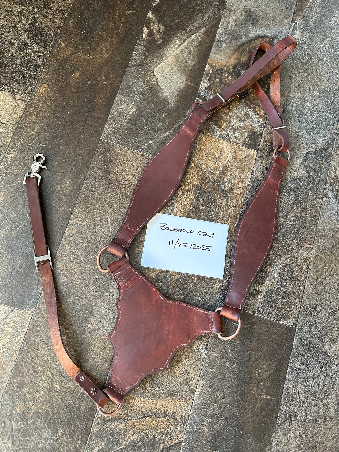 ‘Little Paint Leather’ Sunflower/Cowhide Tack Set ($100 below original price)