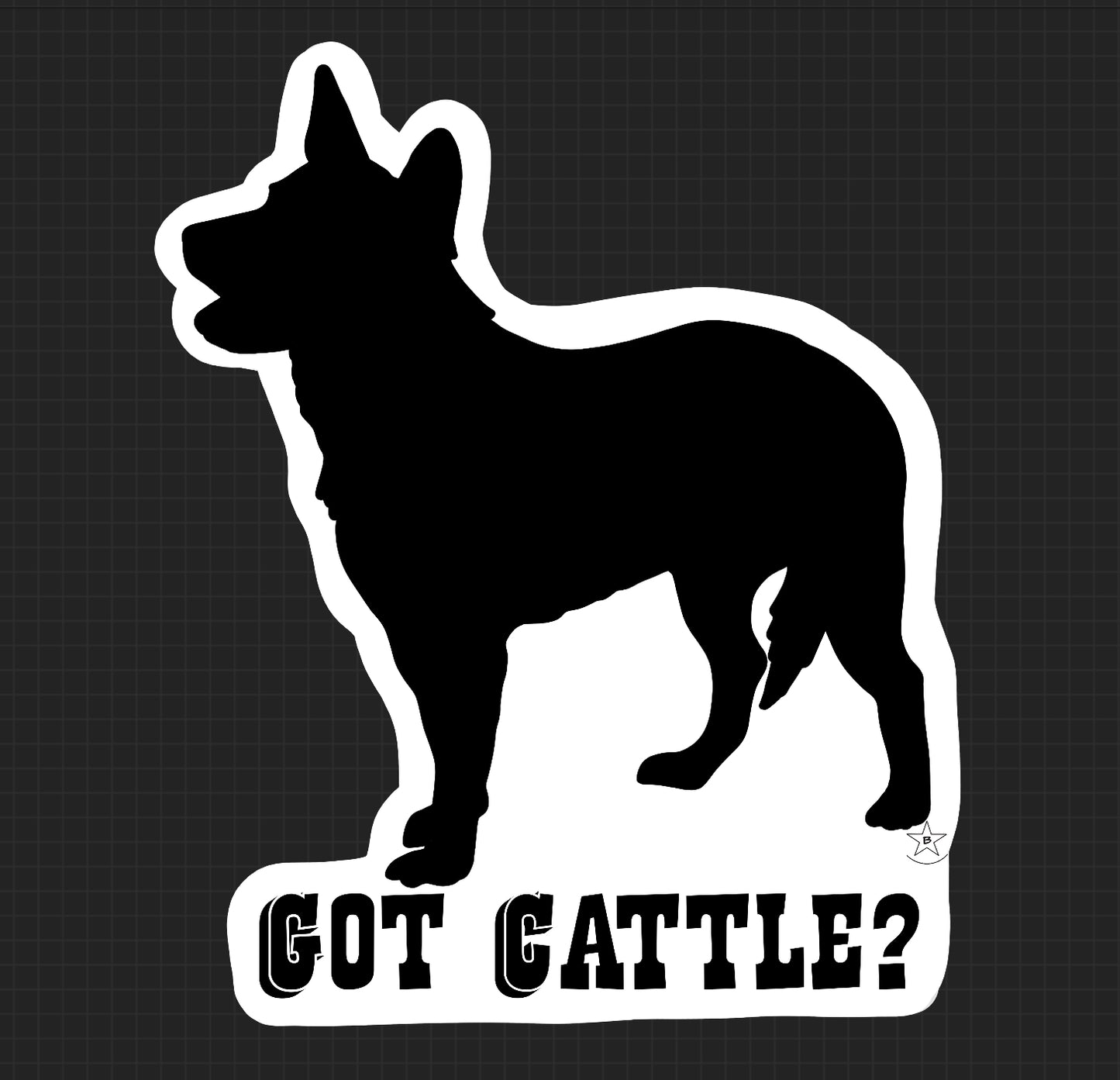 Sticker - Got Cattle Heeler
