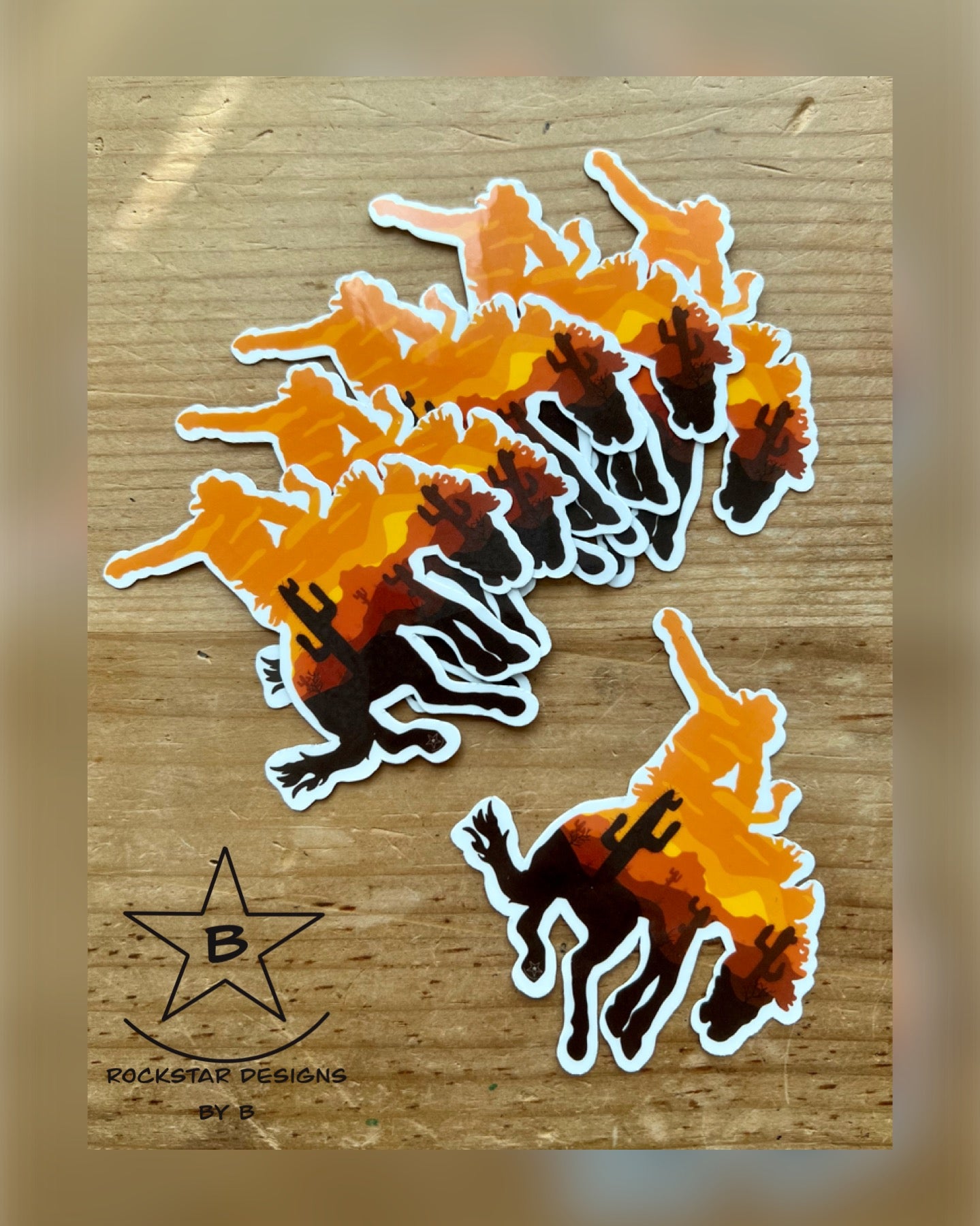 Sticker - Sunset Bronc Rider