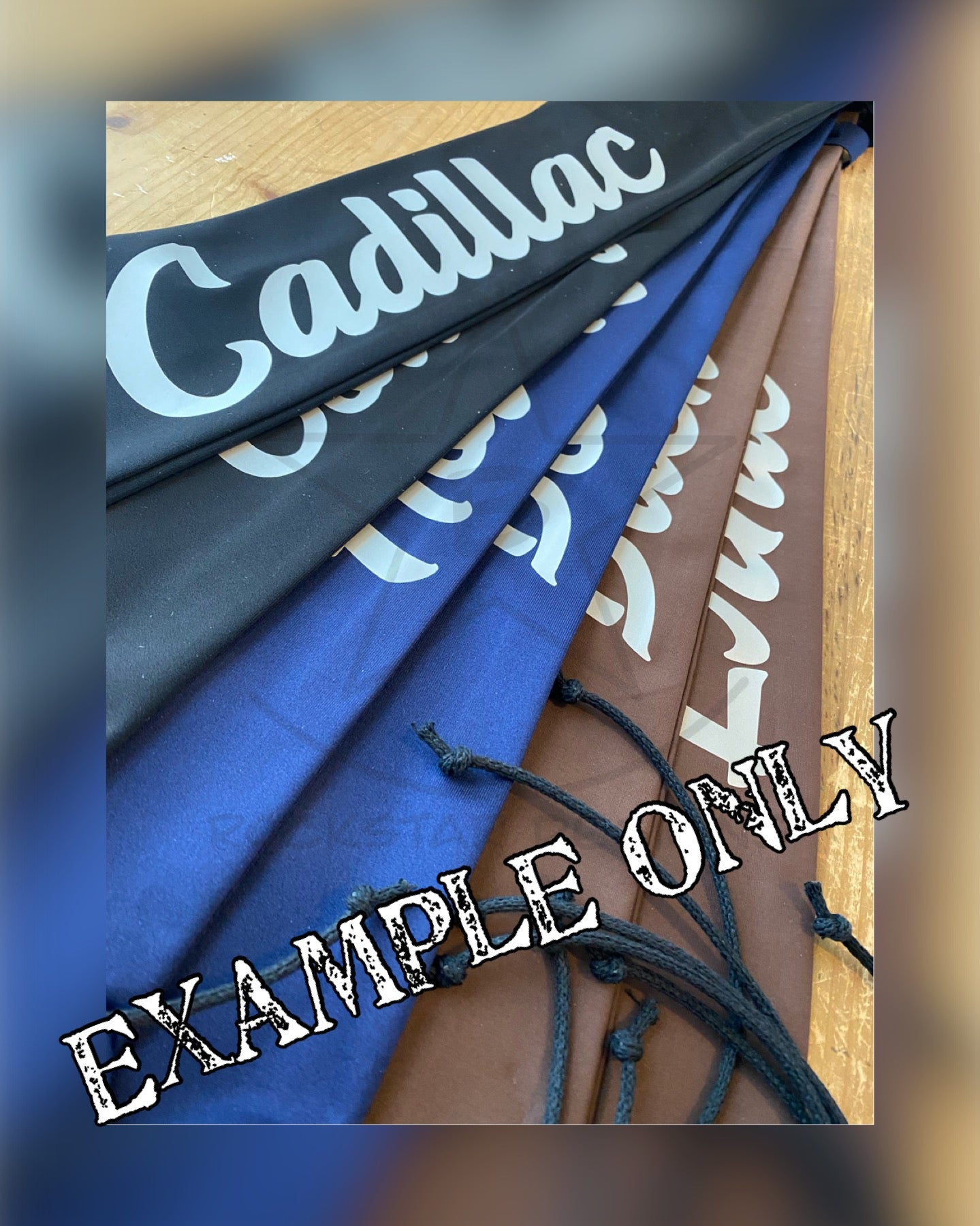 *Personalized* Single Tube Tail Bag - Spandex w/Tie string