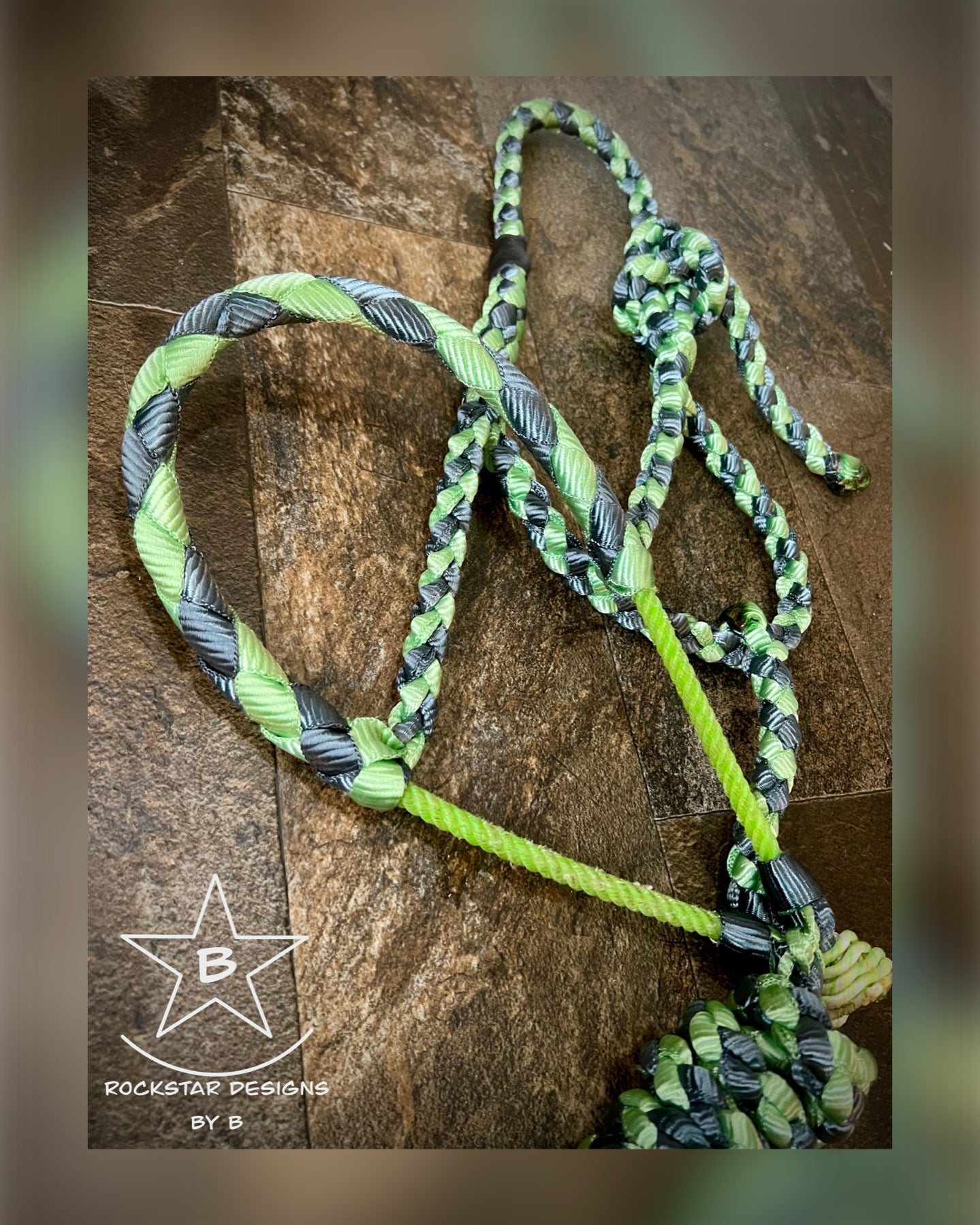 Made to Order - Muletape Briaded Lariat Nose Halter w/10’ Lead - 2 Color - PONY