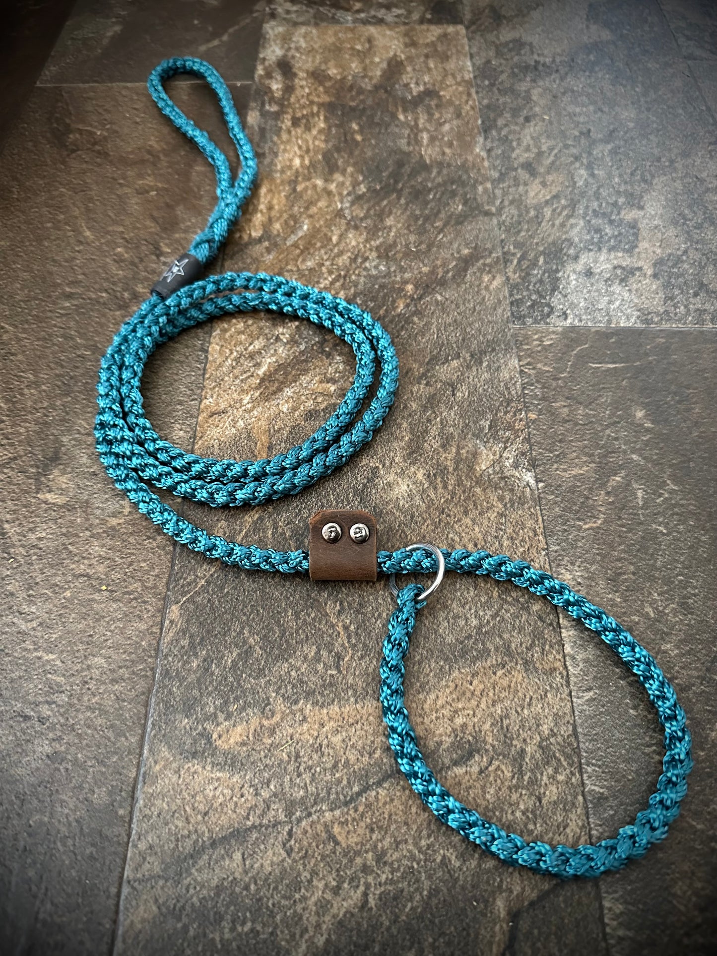 *Made to Order* 6’ Small Muletape Slip Lead w/Leather Stopper