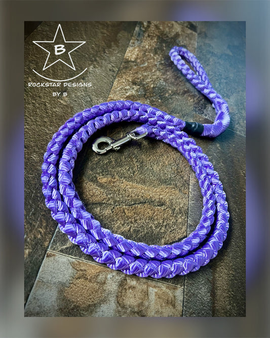 6’ Muletape Dog Leash - Purple - RTS