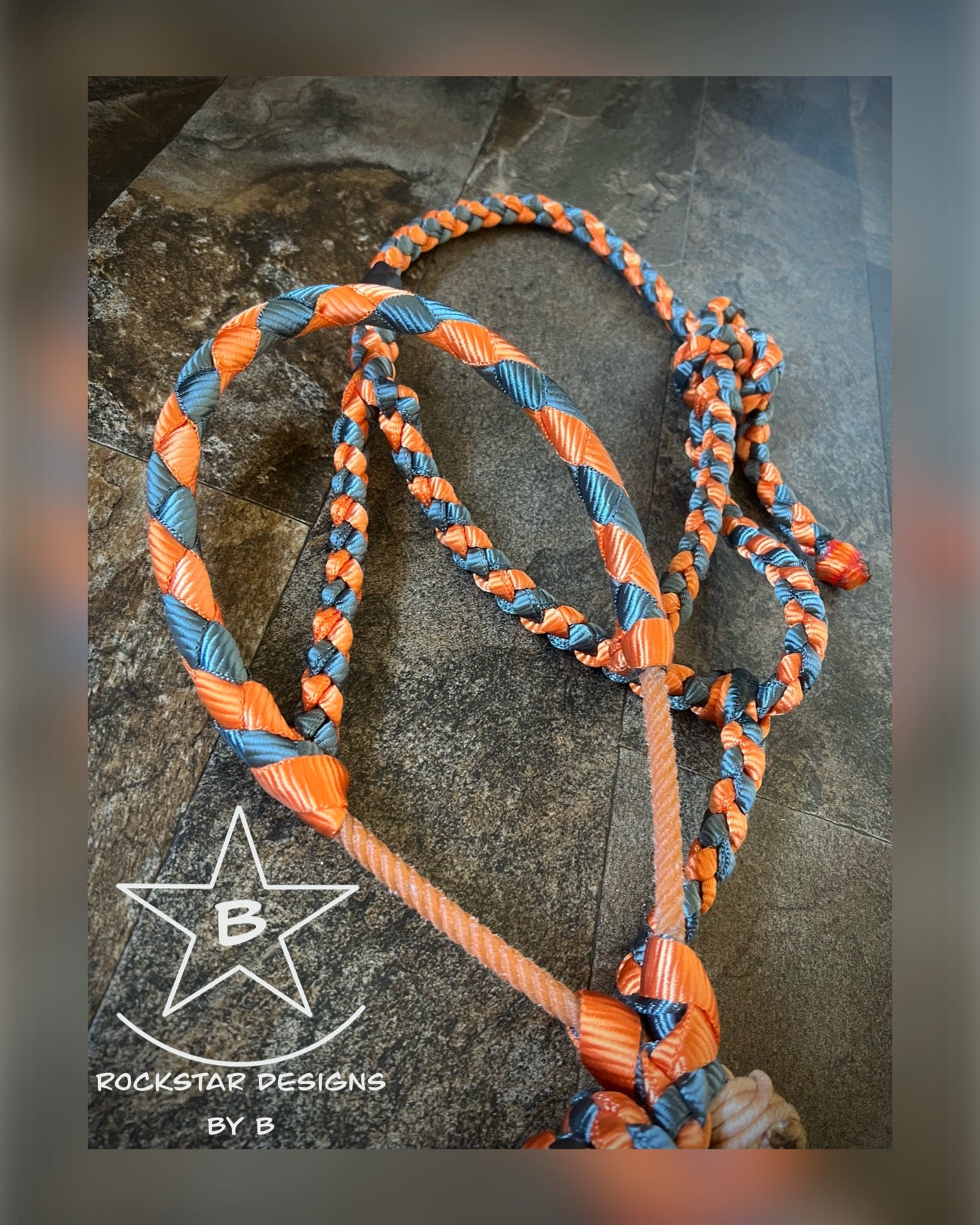 Made to Order - Muletape Briaded Lariat Nose Halter w/10’ Lead - 2 Color - PONY