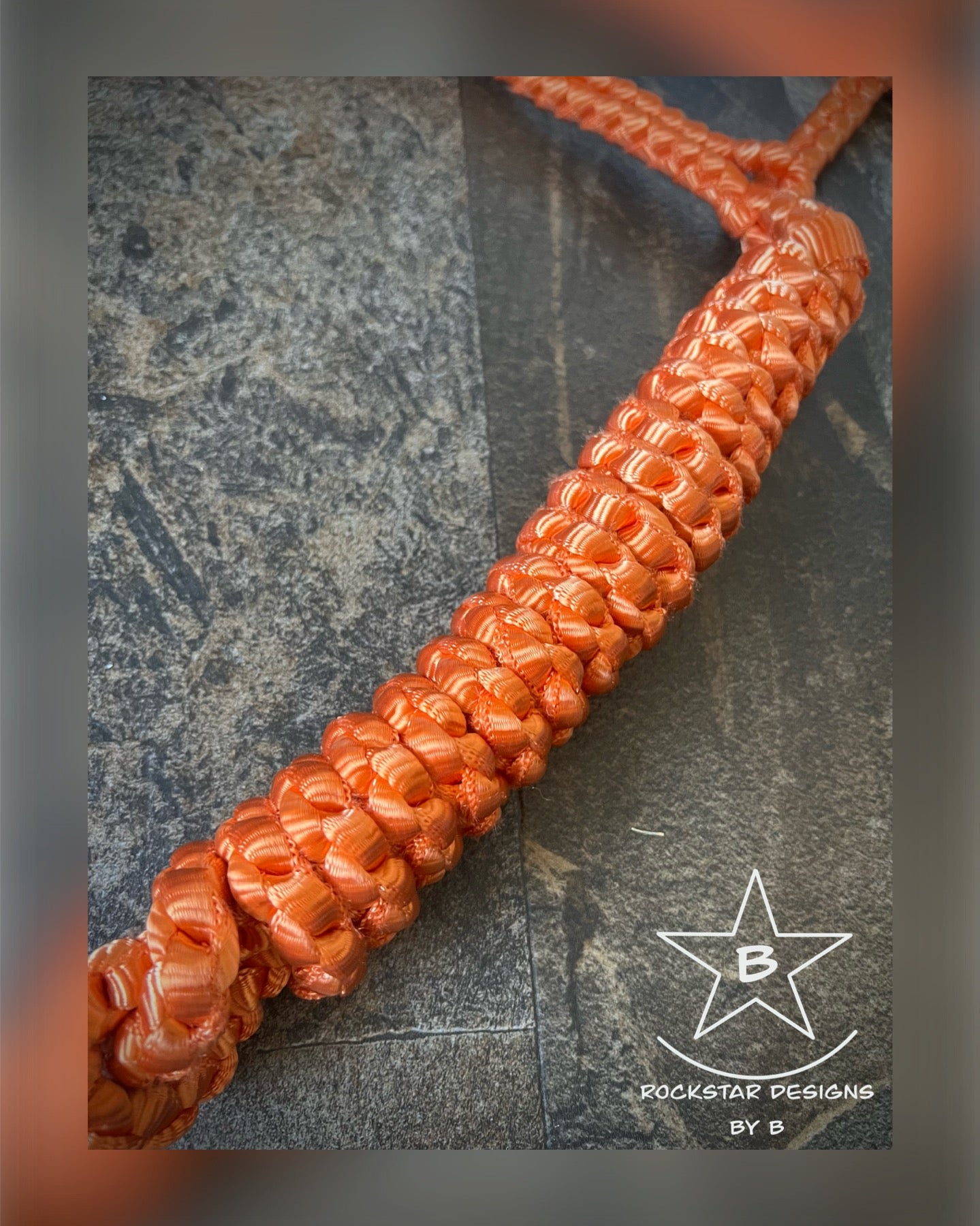 Muletape Halter w/10’ Lead - Orange