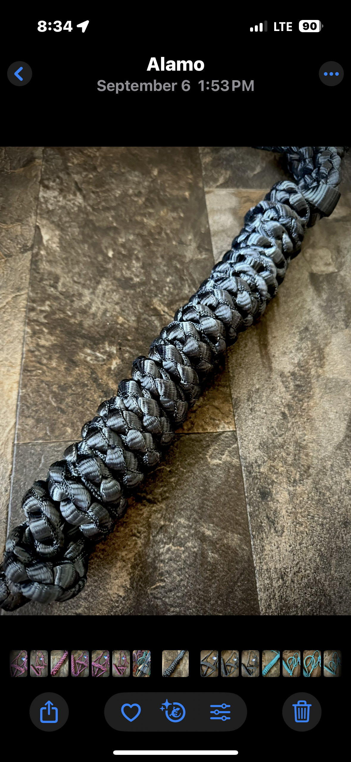 *Made to Order* Medium 6’ Muletape Dog Leash - 1 Color