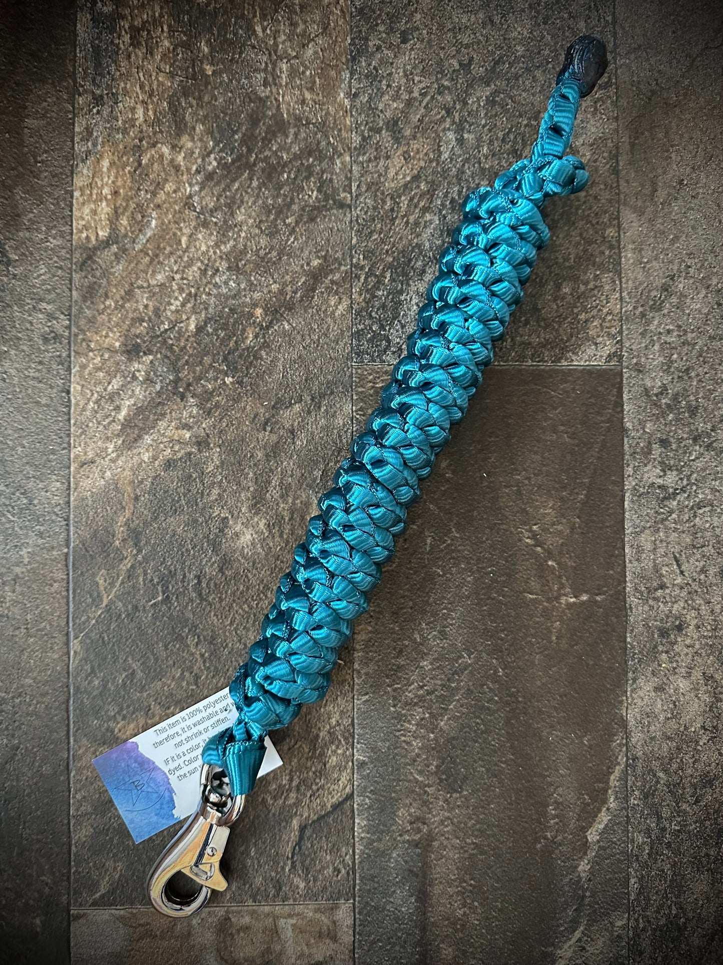 9.5’ Leadrope w/Trigger Bull Snap - Teal - RTS