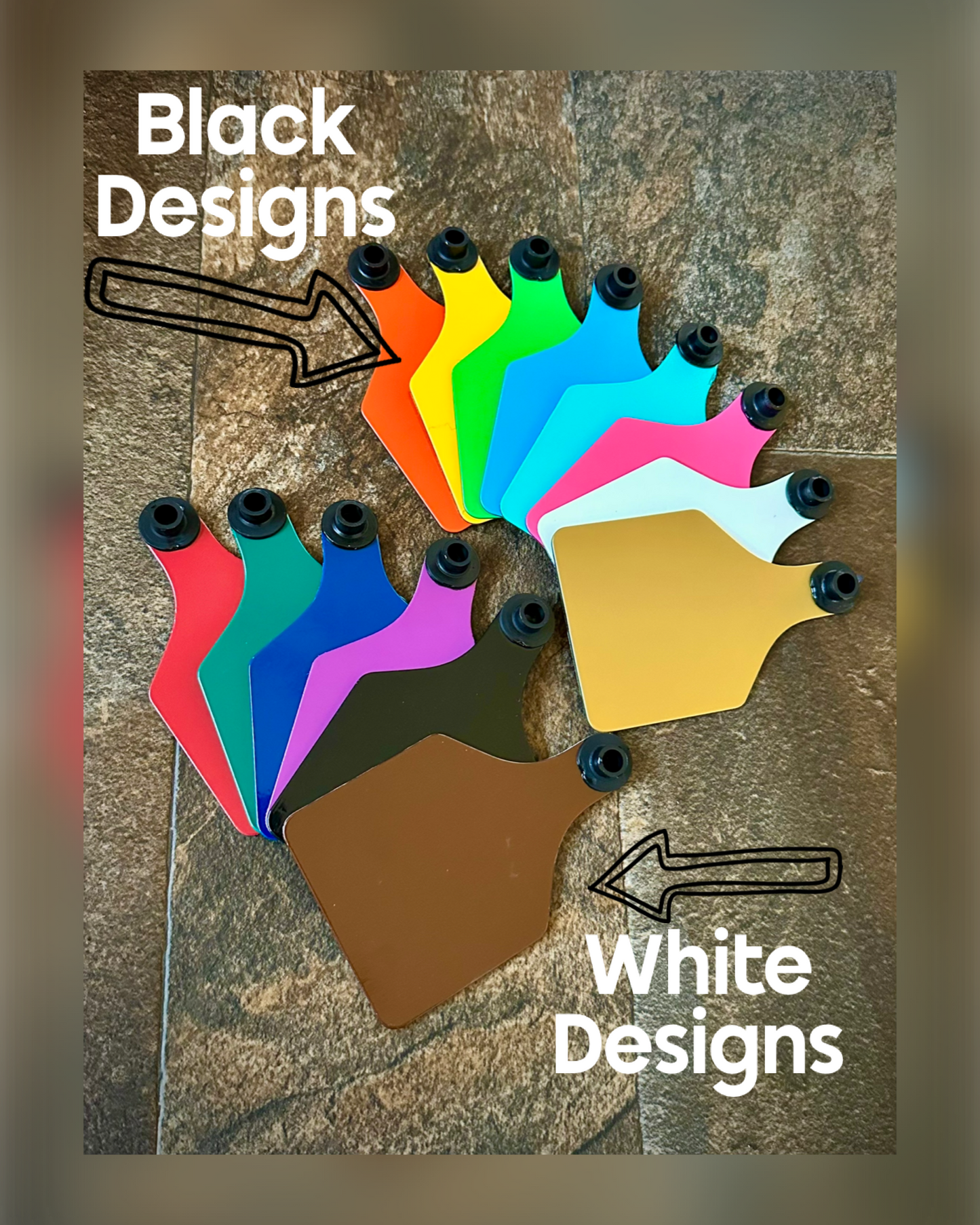 Ear Tags - Sz. Large - 1-10 count Order (Message for Larger Quantity Orders)