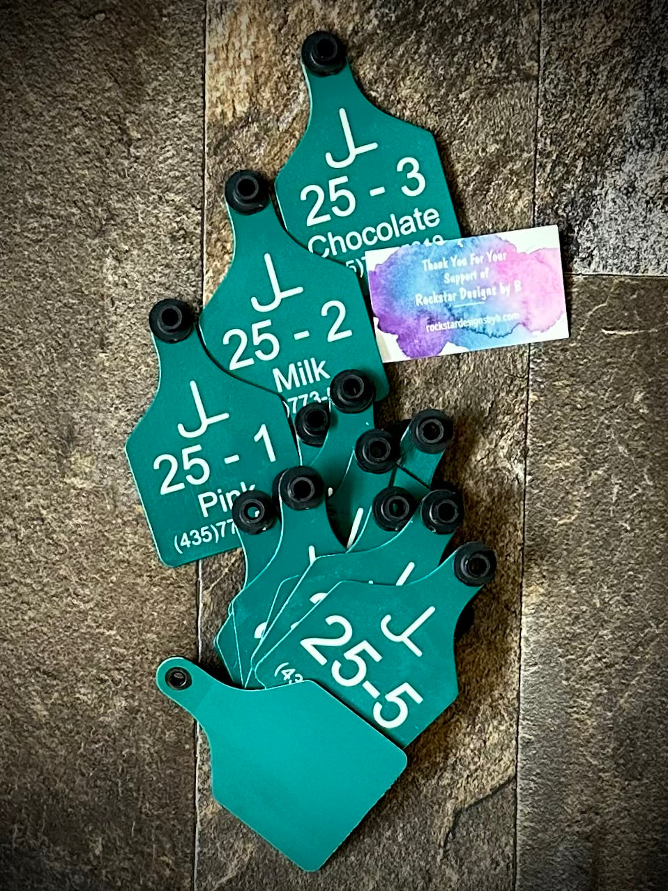 Ear Tags - Sz. Large - 1-10 count Order (Message for Larger Quantity Orders)