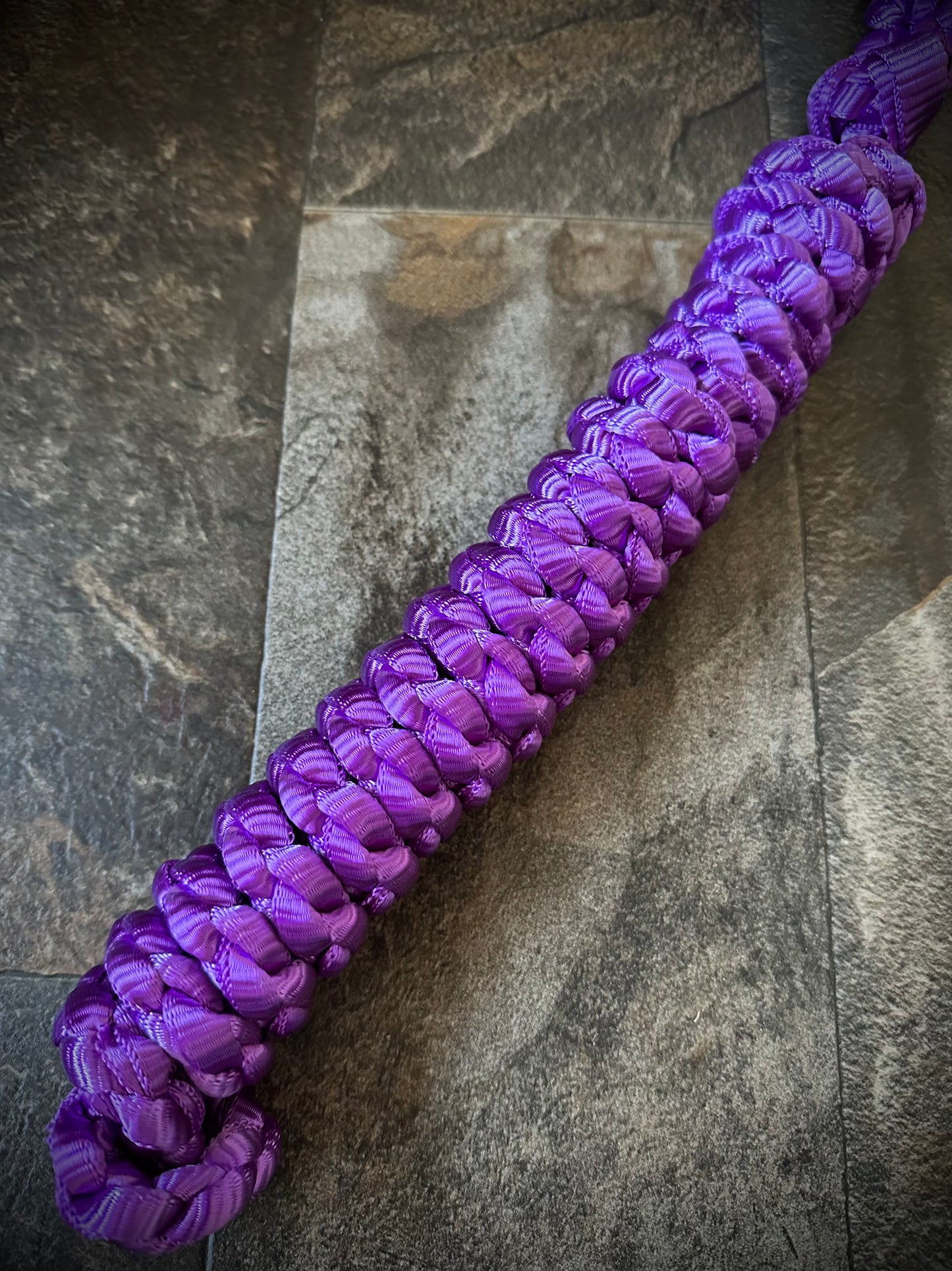 *Made to Order* 6’ Medium Slip Lead w/Leather Stopper