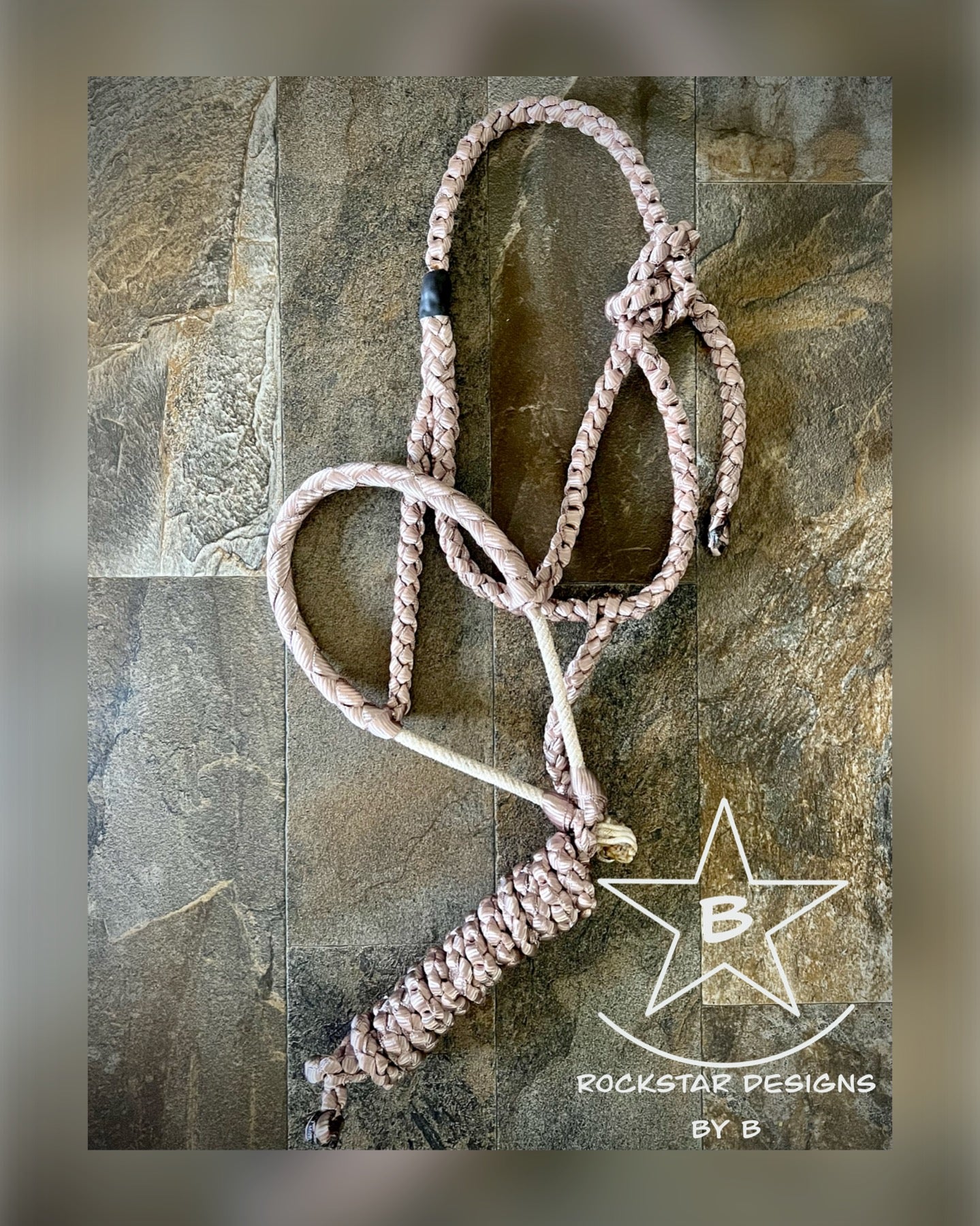 Made to Order - Muletape Braided Lariat Nose Halter w/10’ Lead - 1 Color - PONY