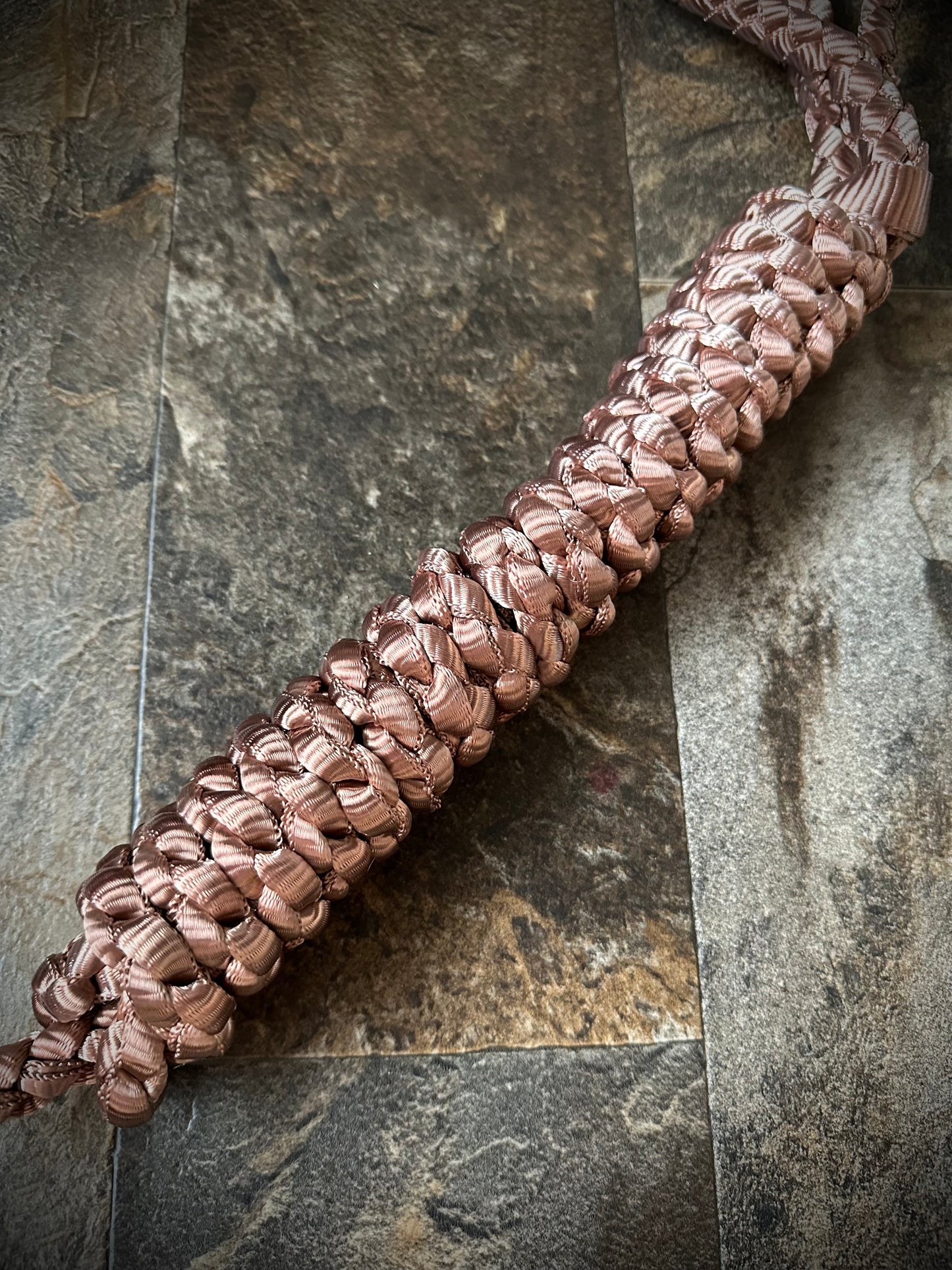 *Made to Order* 6’ Medium Slip Lead w/Leather Stopper