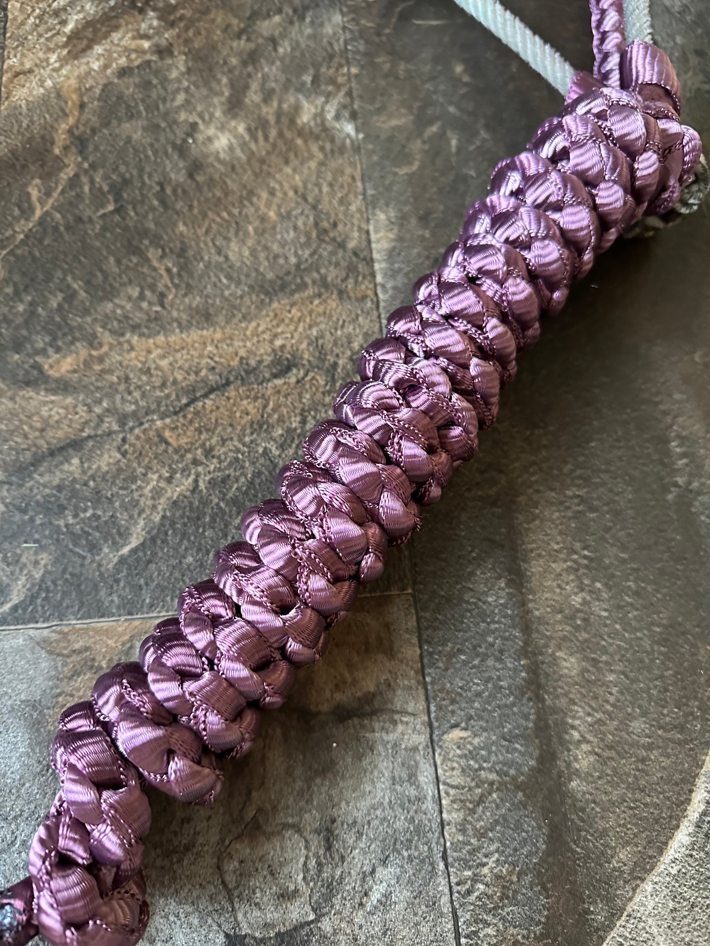 *Made to Order* 6’ Medium Slip Lead w/Leather Stopper