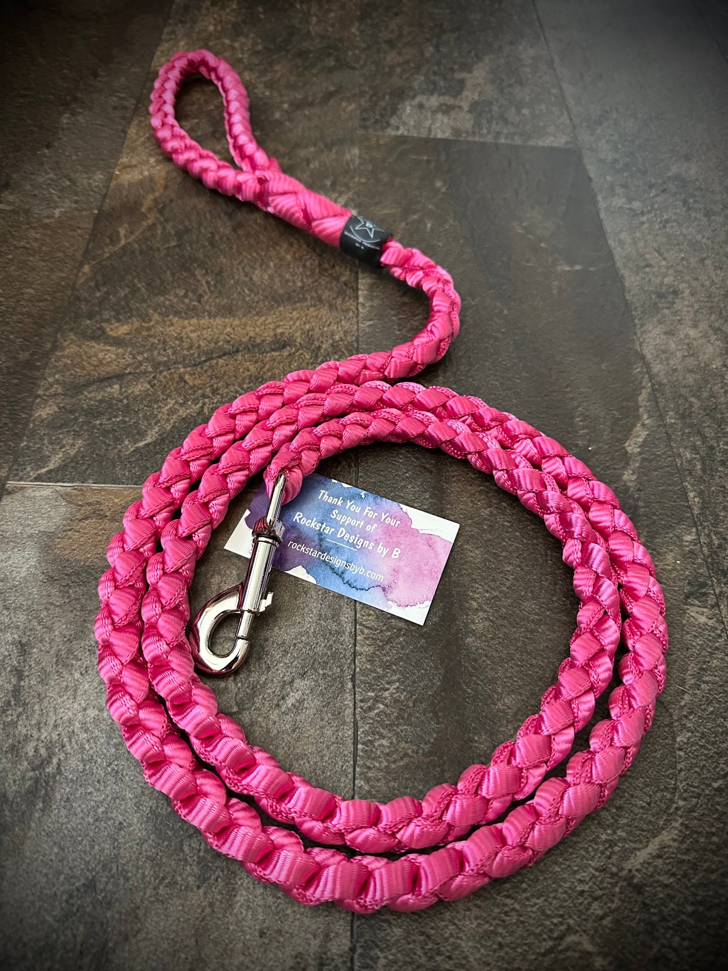 6’ Muletape Dog Leash - Large - Berry Pink - RTS