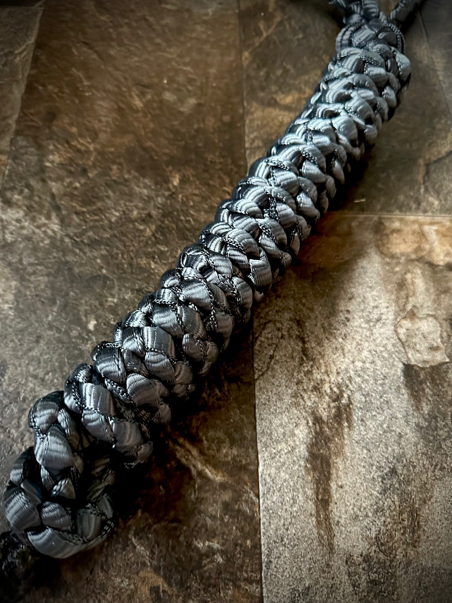 Muletape Halter w/Removable 10’ Lead - Charcoal