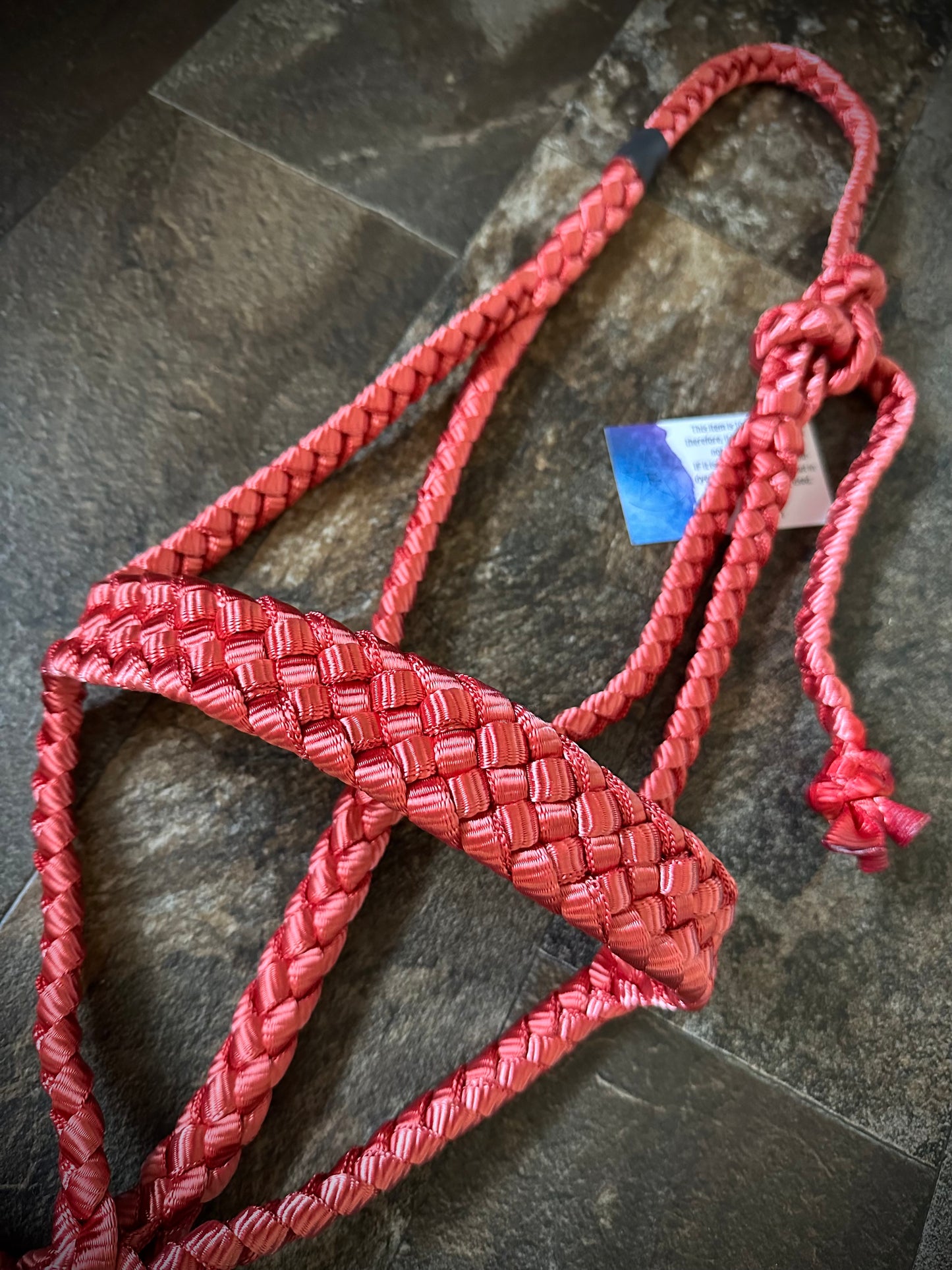 Muletape Halter w/Removable 10’ Lead - New Red - RTS
