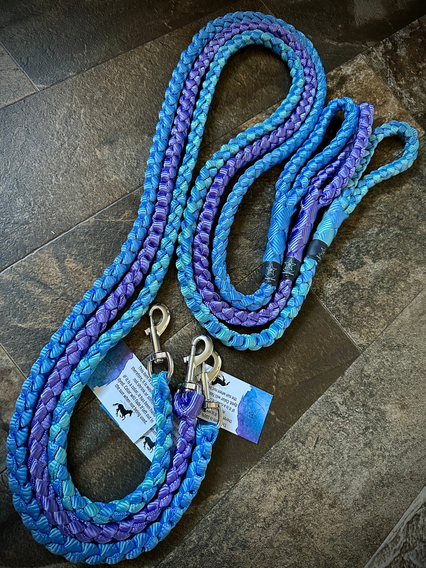 6’ Muletape Dog Leash - Purple - RTS
