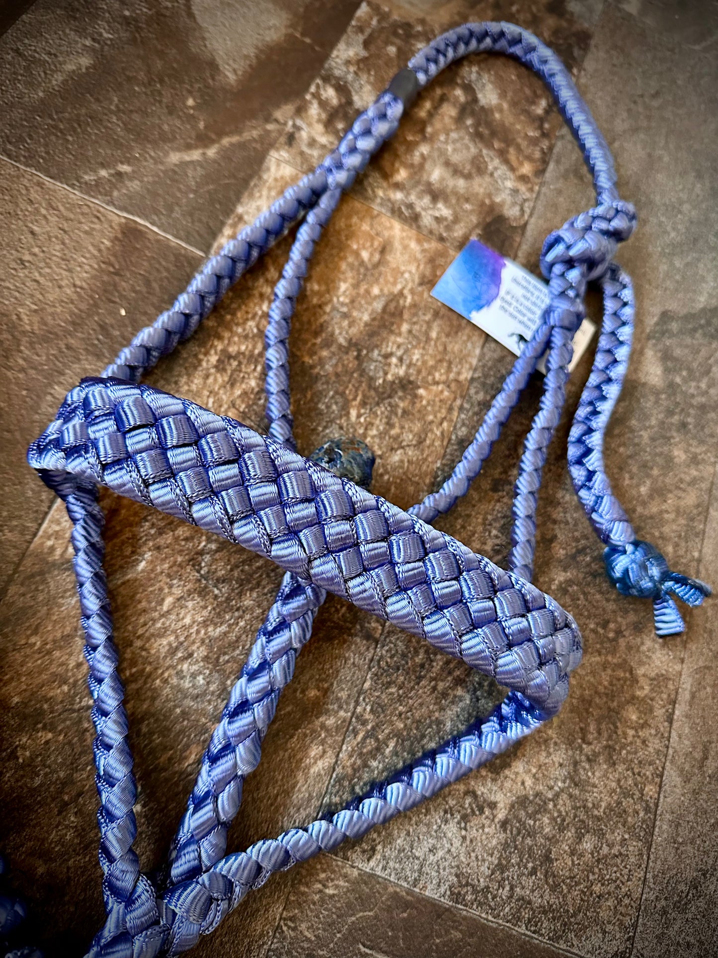 Muletape Halter w/Removable 10’ Lead - Indigo
