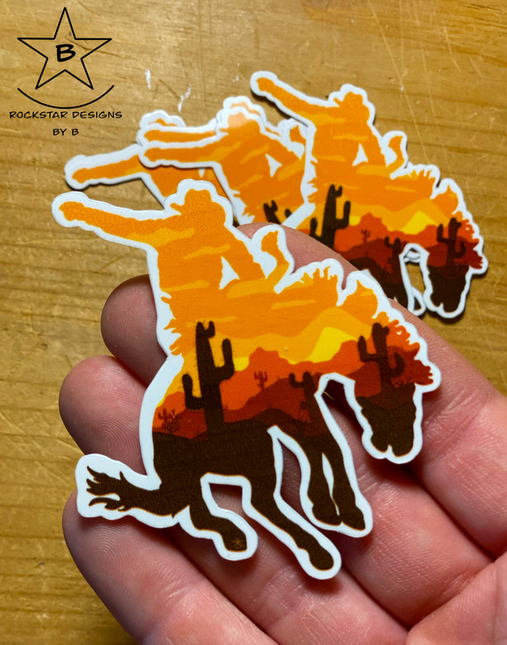 Sticker - Sunset Bronc Rider