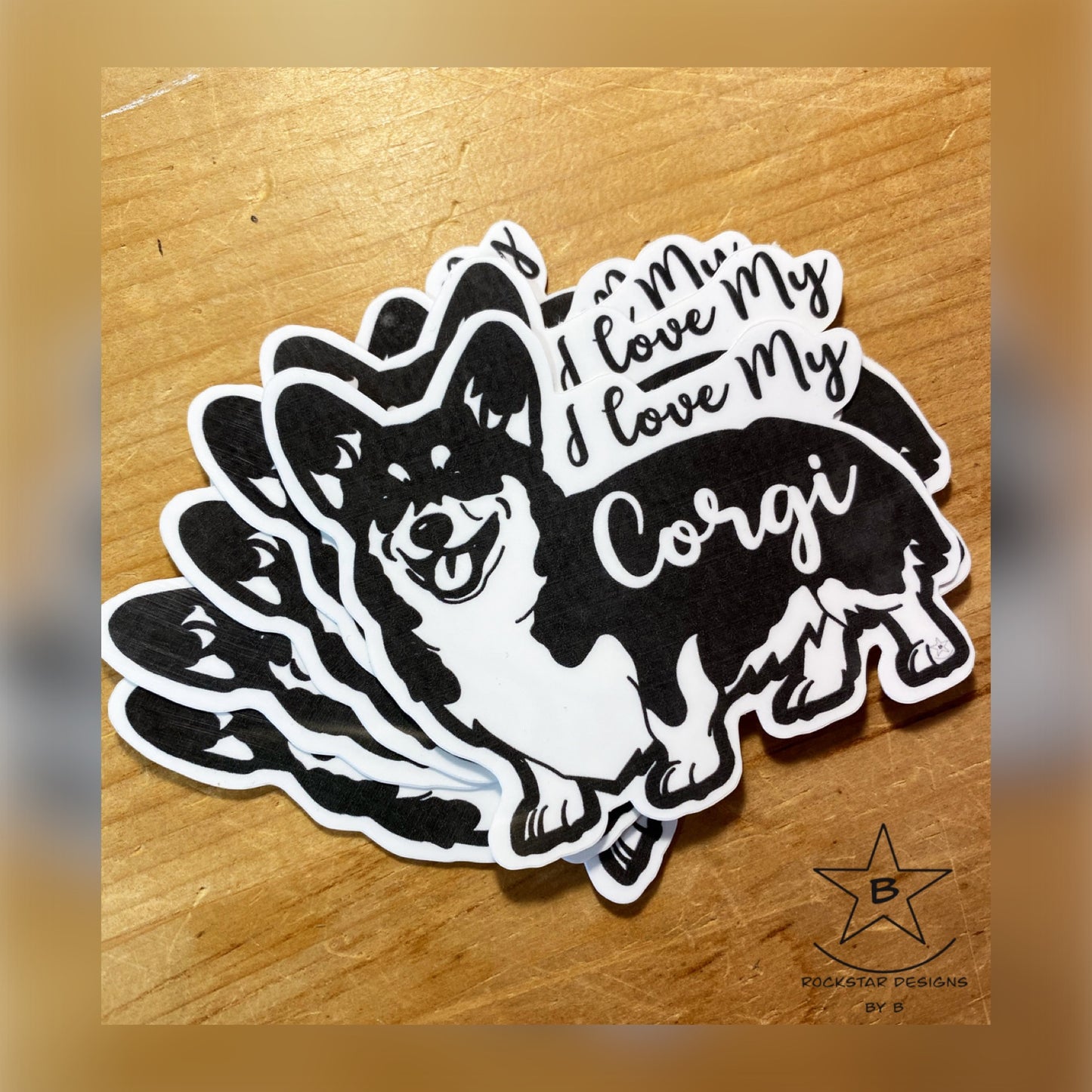 Sticker - I Love My Corgi