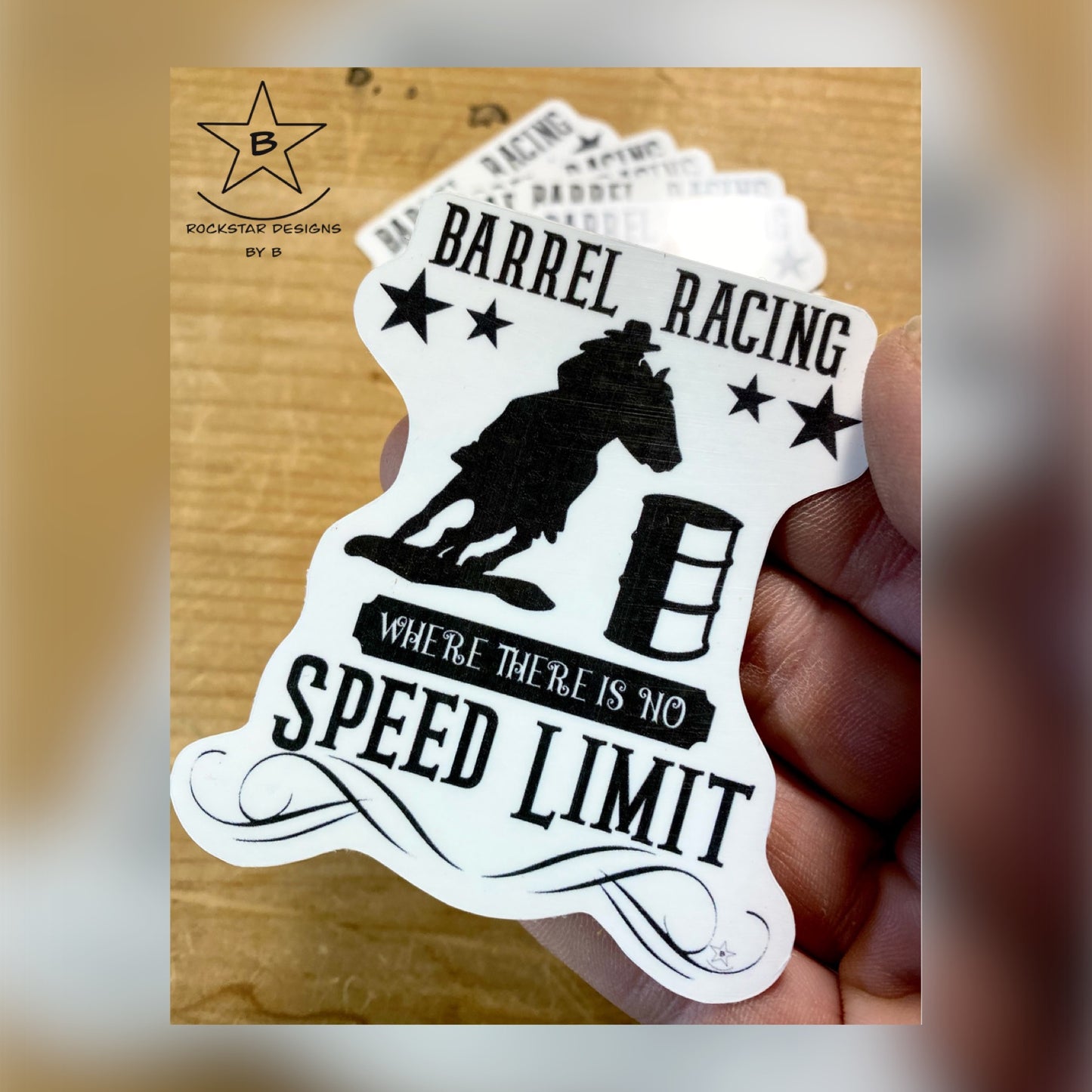 Sticker - Barrel Racing Speed Limit