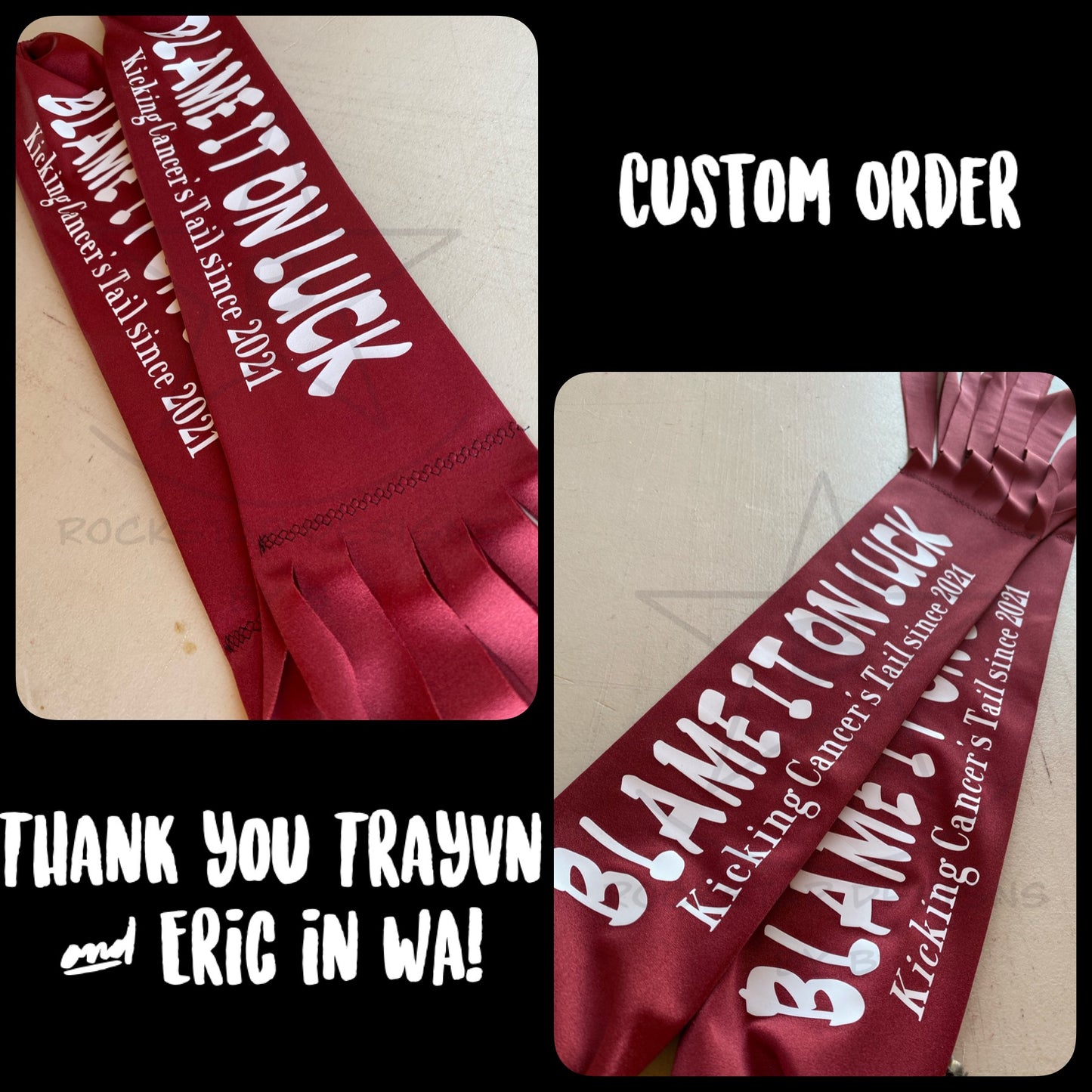 Add-On to Personalize In-Stock Single Tube Tail Bags