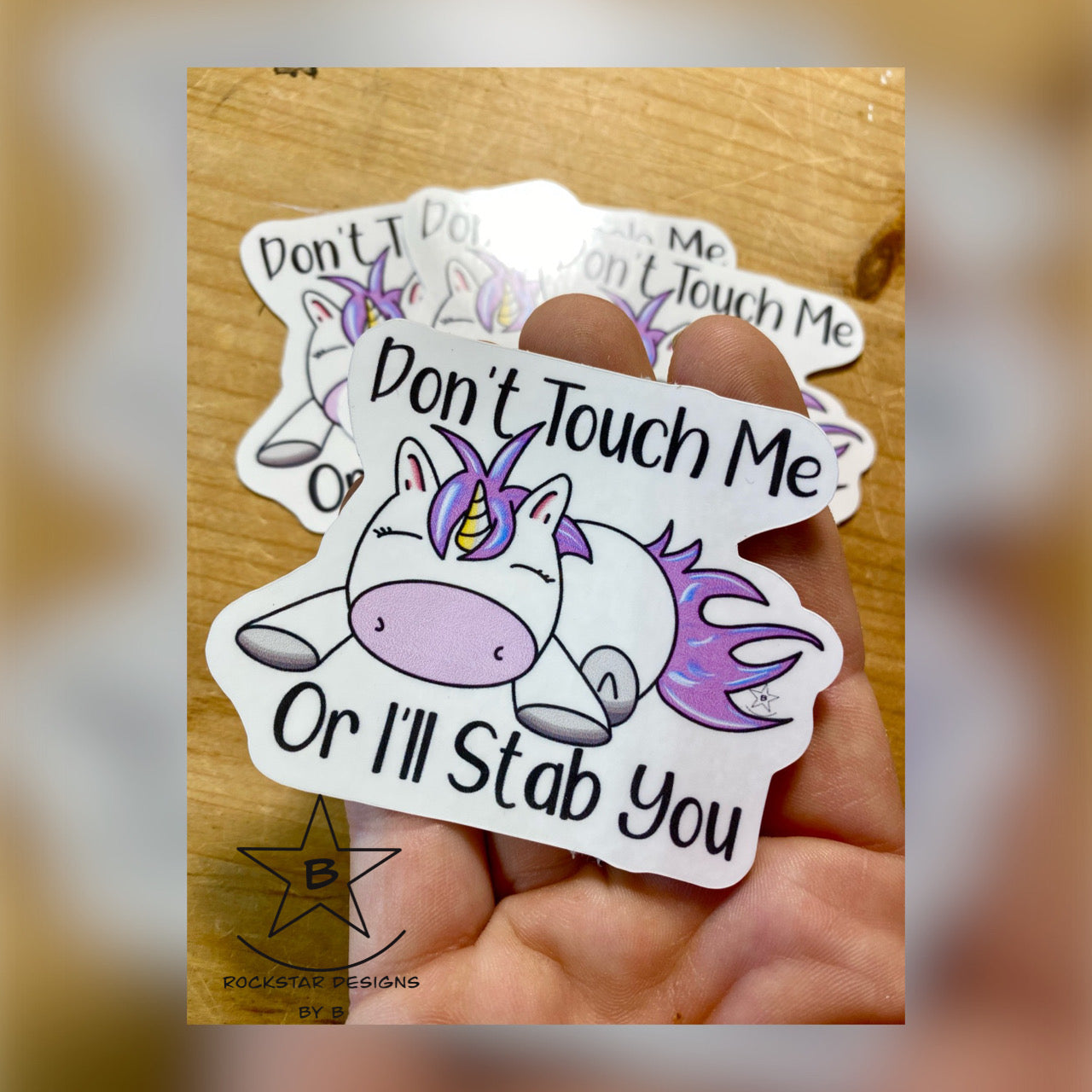 Sticker - Unicorn Don’t Touch Me