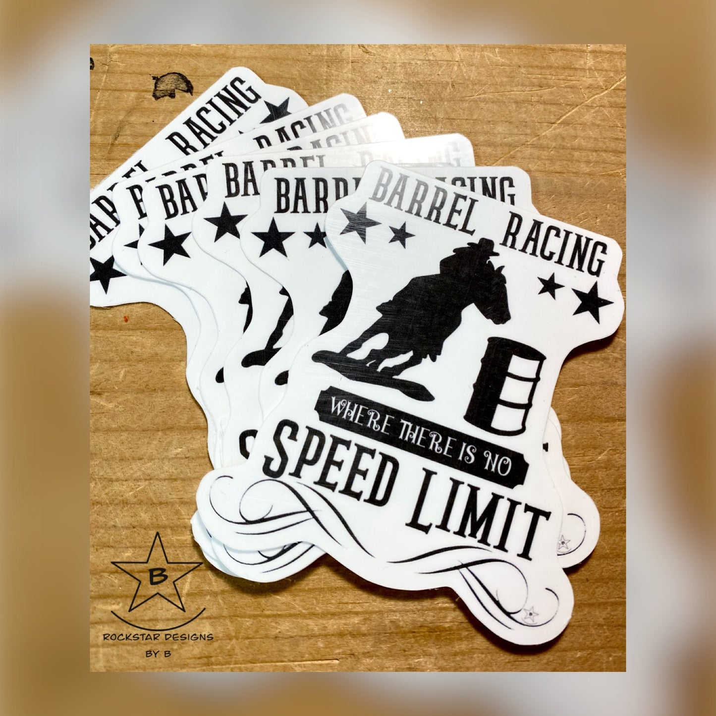 Sticker - Barrel Racing Speed Limit