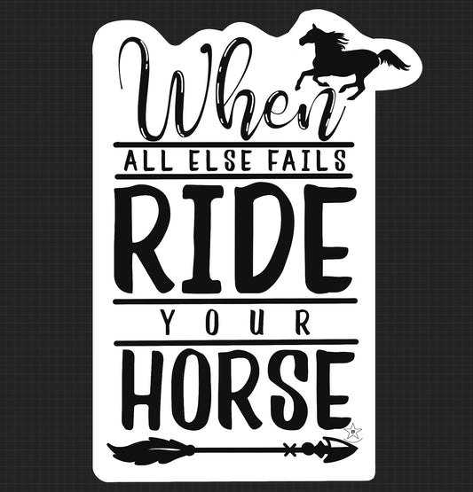 Sticker - Go Ride Your Horse