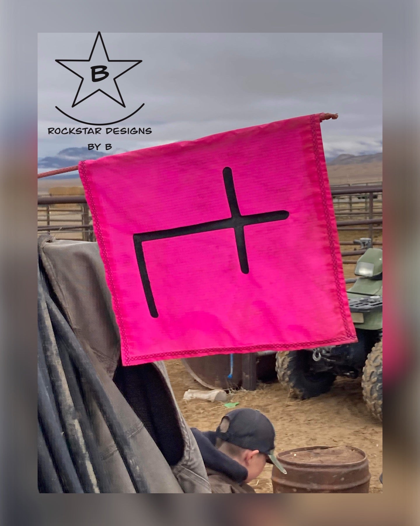 Personalized Livestock Flag - Replacement Flag (Flag Only)