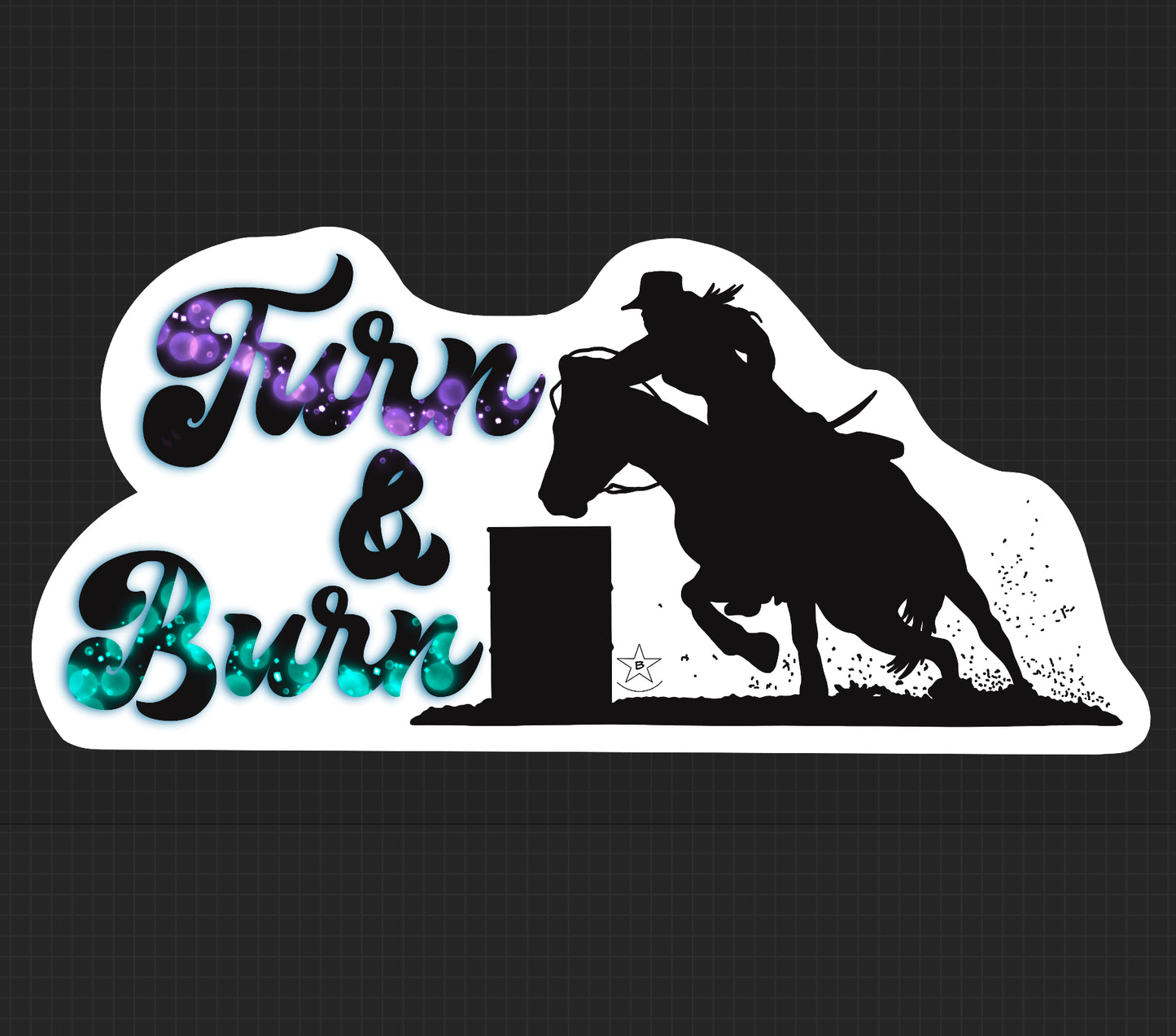 Sticker - Turn and Burn